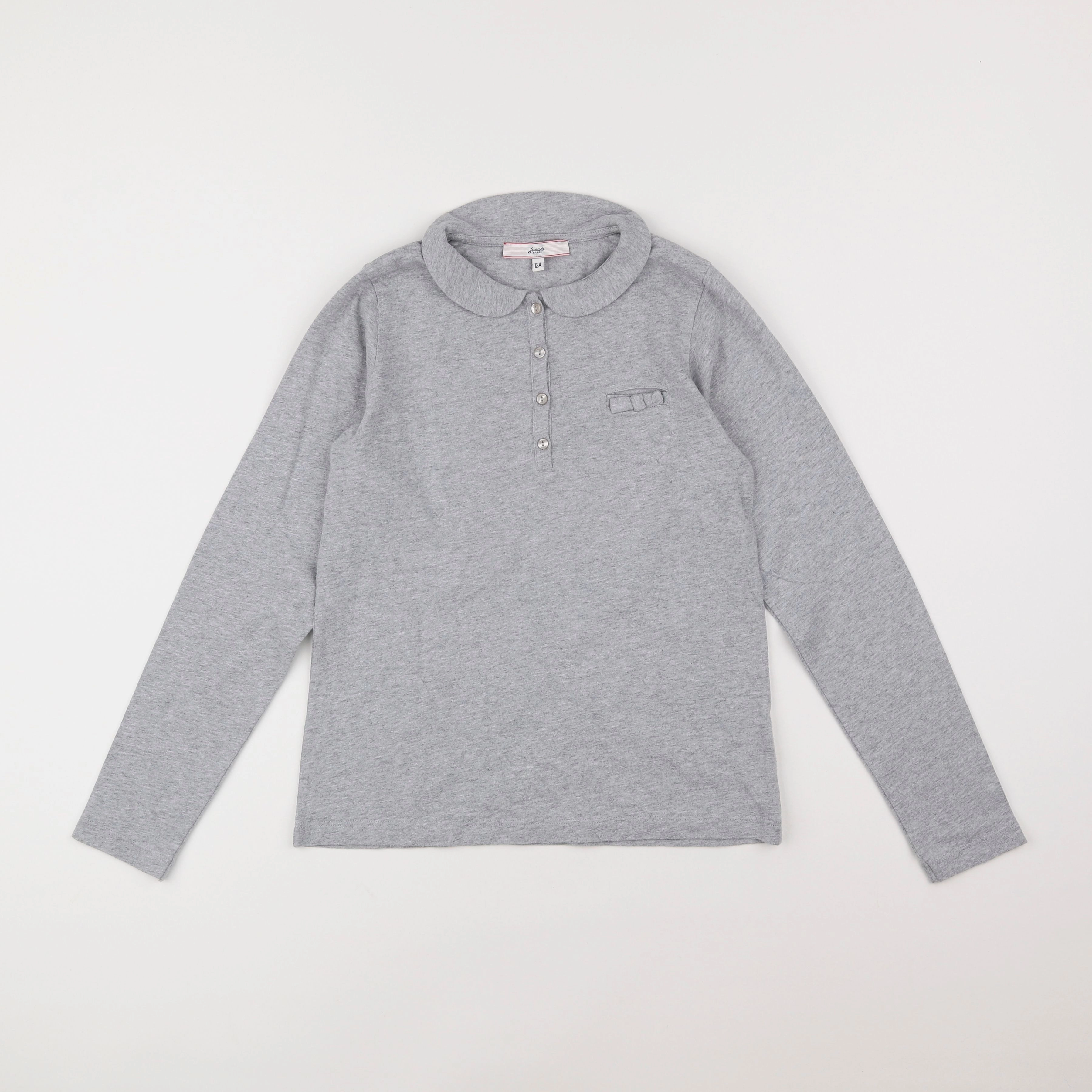 Jacadi - polo gris - 12 ans