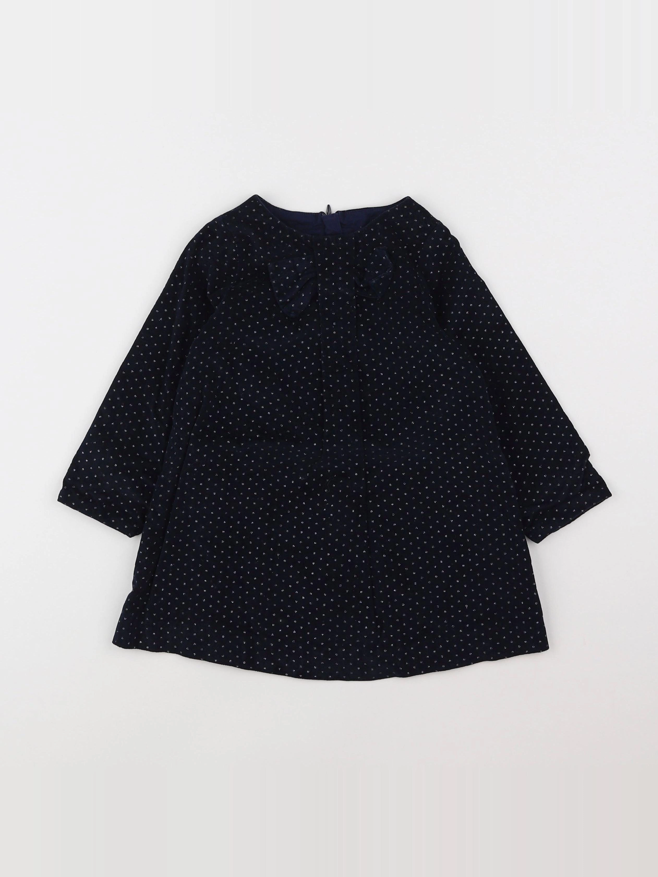 Jacadi - robe bleu - 2 ans