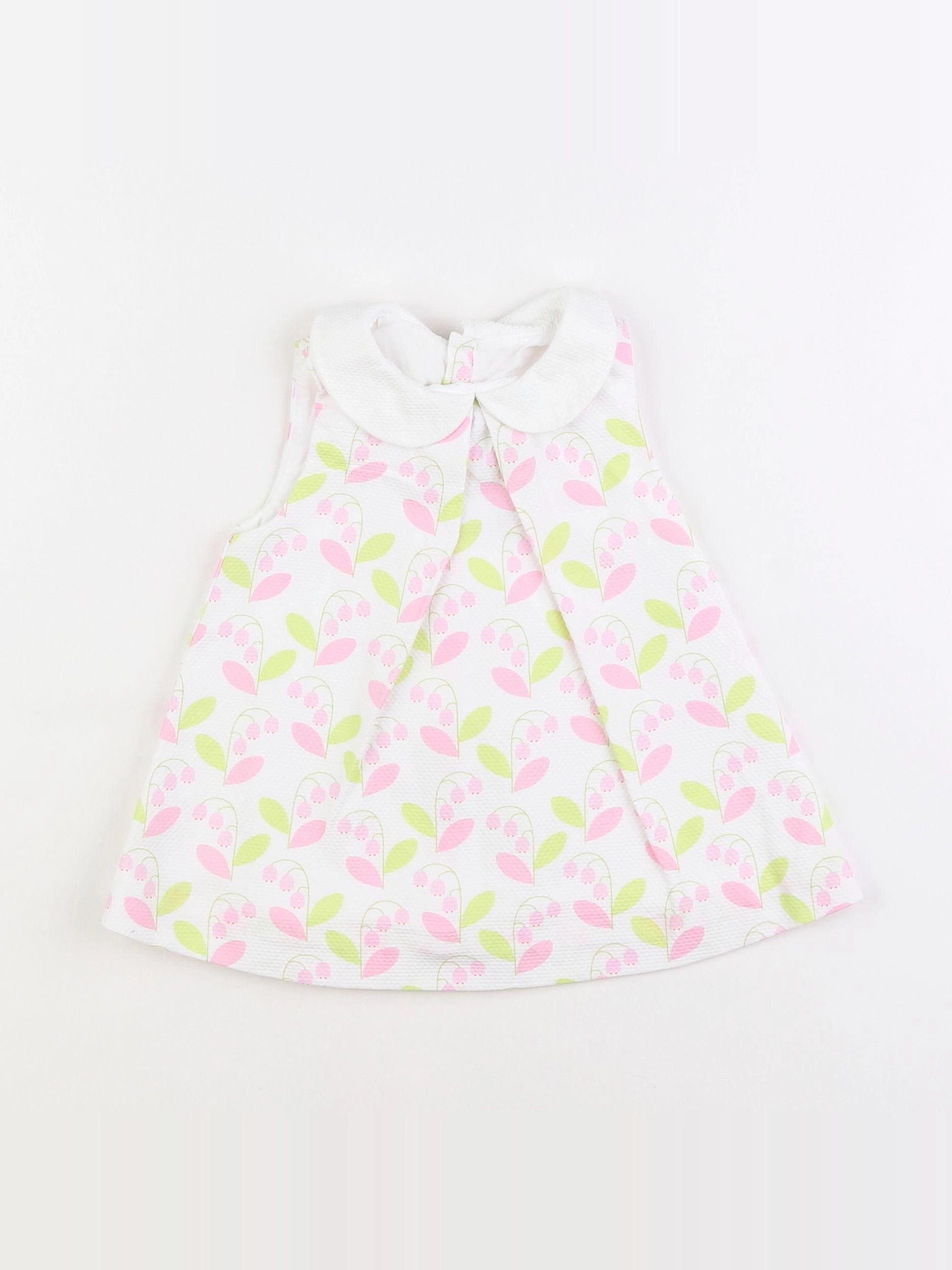 Jacadi - robe blanc - 6 mois