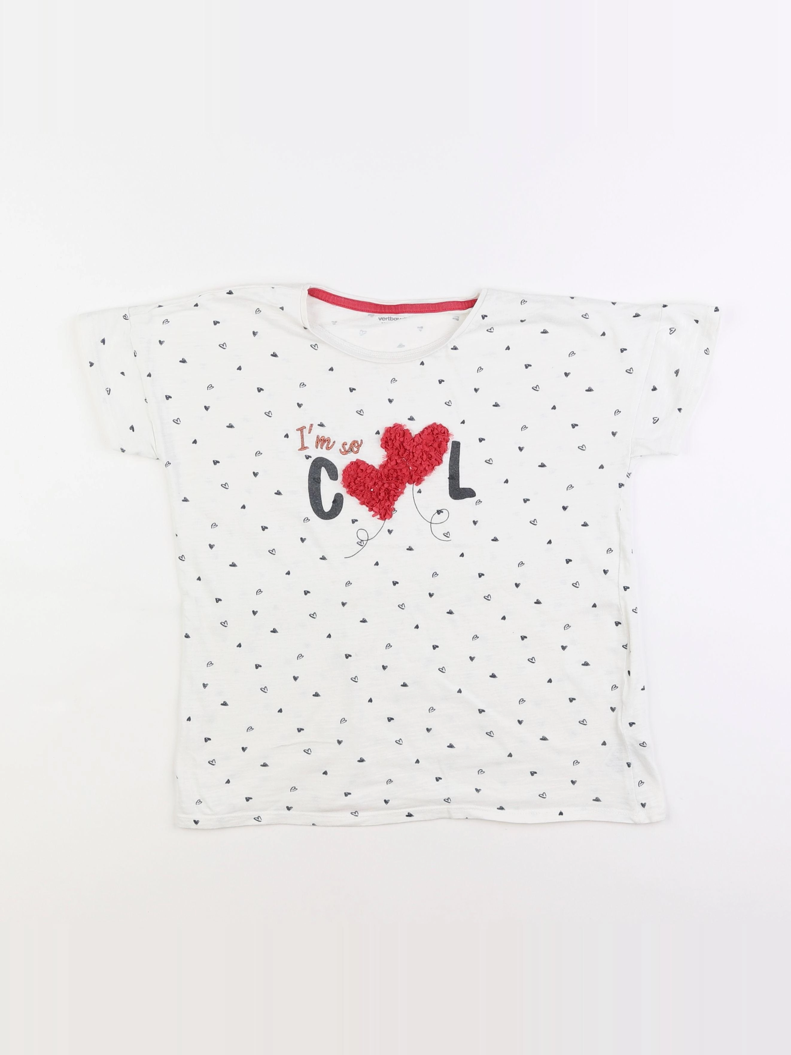 Vertbaudet - tee-shirt multicolore - 12 ans