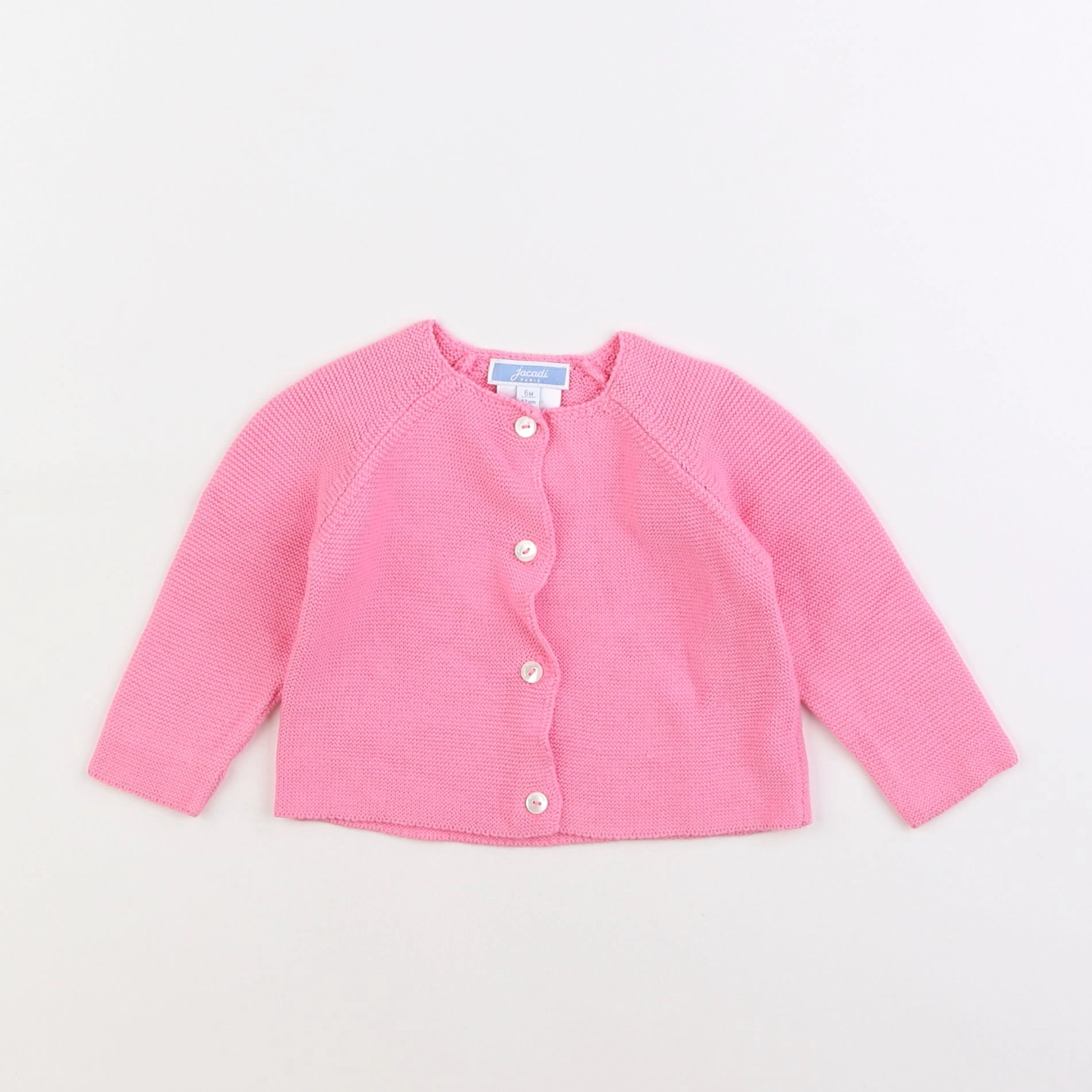 Jacadi - gilet rose - 6 mois