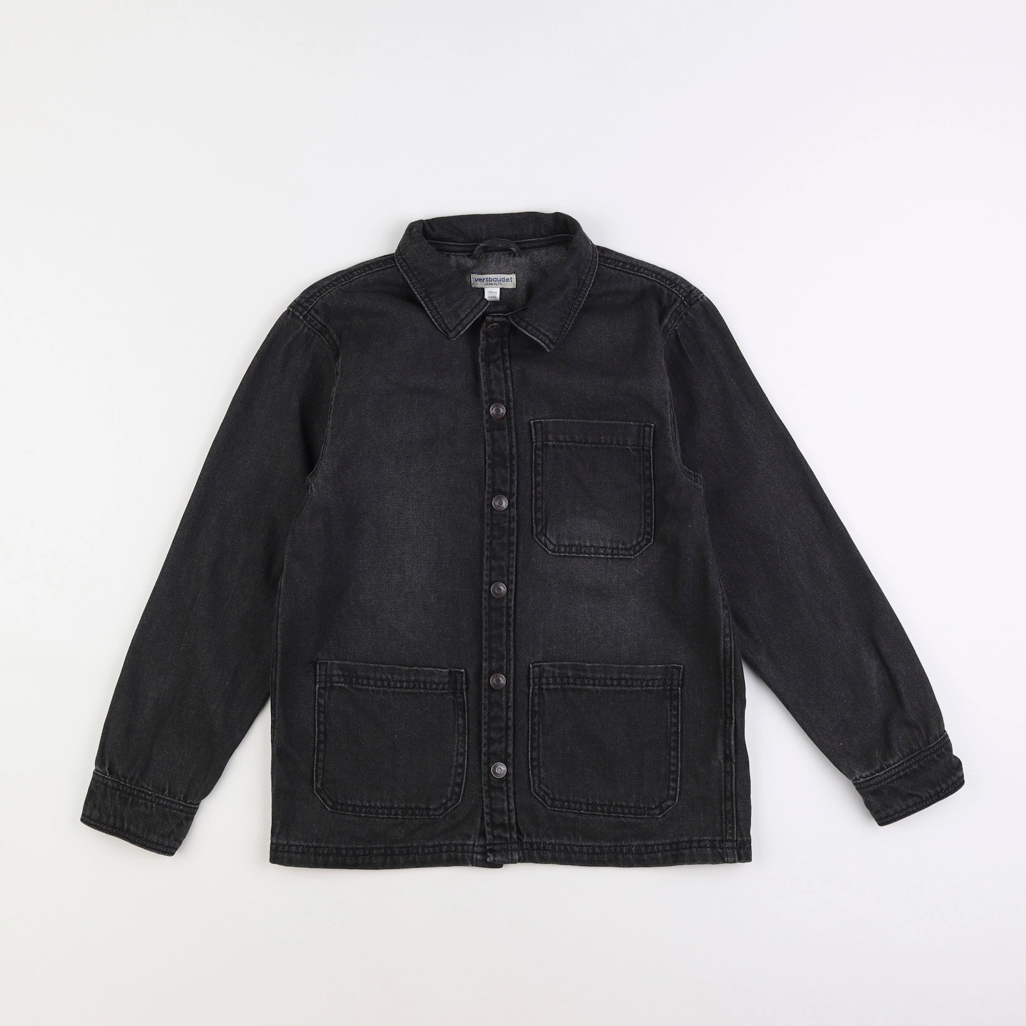 Vertbaudet - chemise noir - 10 ans