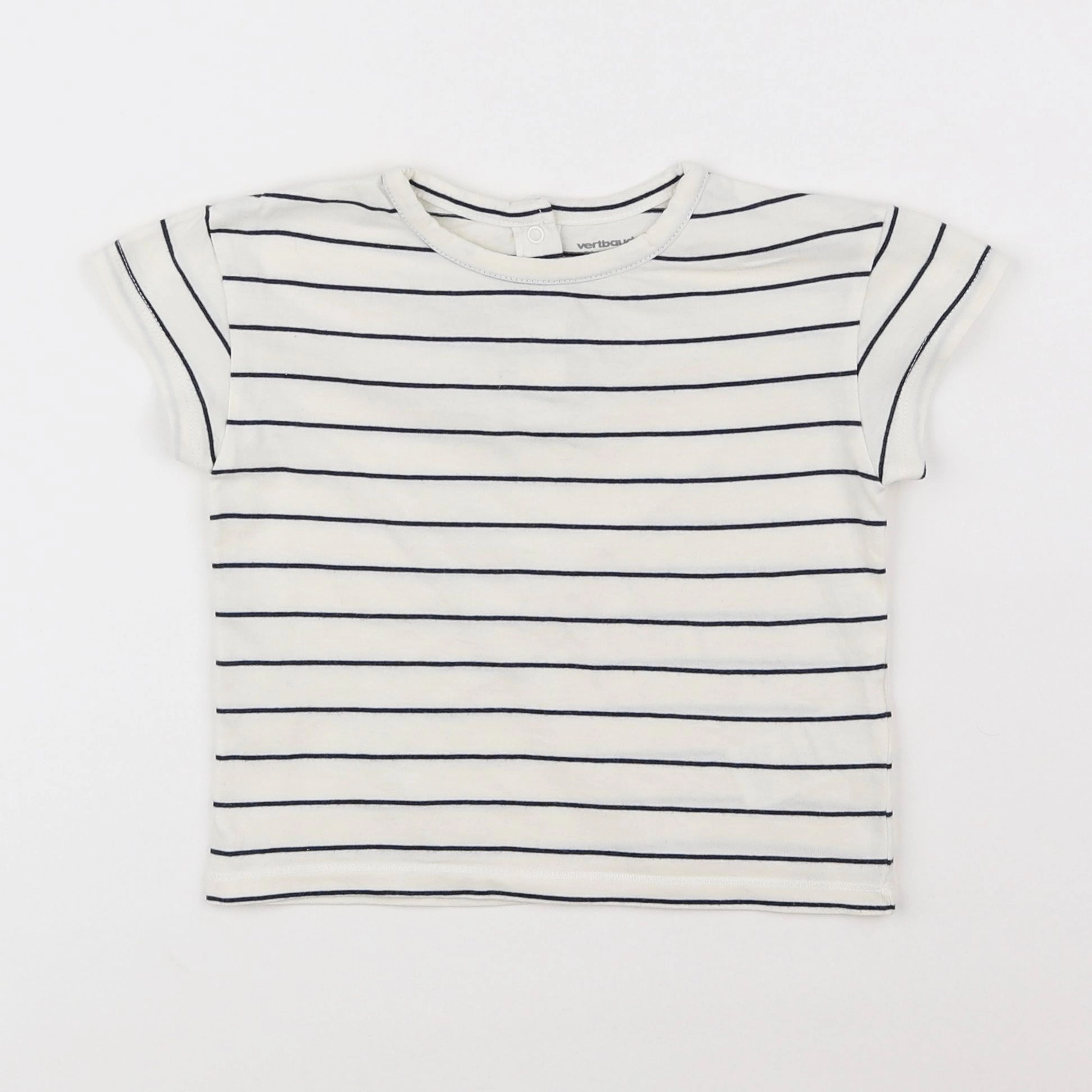 Vertbaudet - tee-shirt blanc - 2 ans