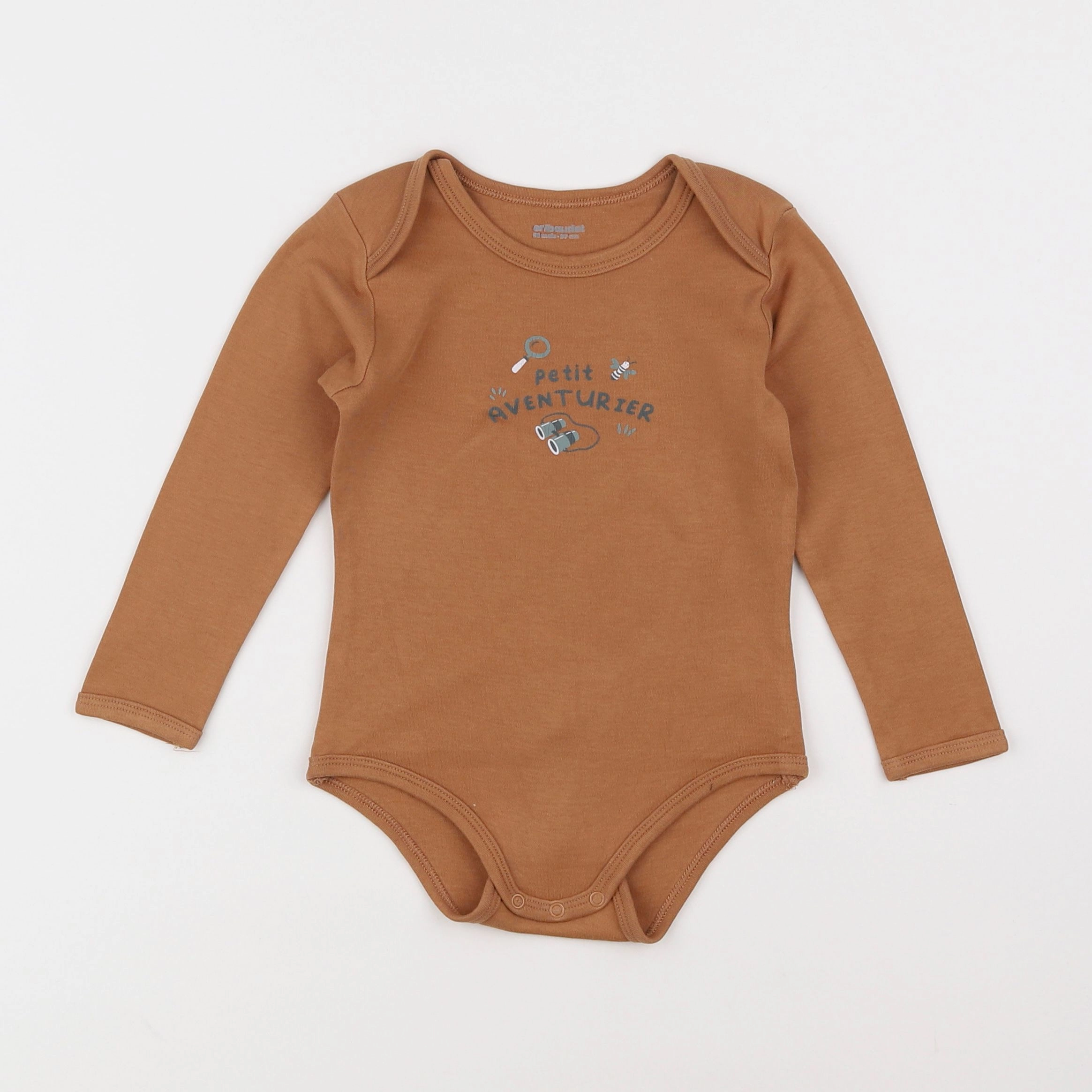 Vertbaudet - body marron - 3 ans