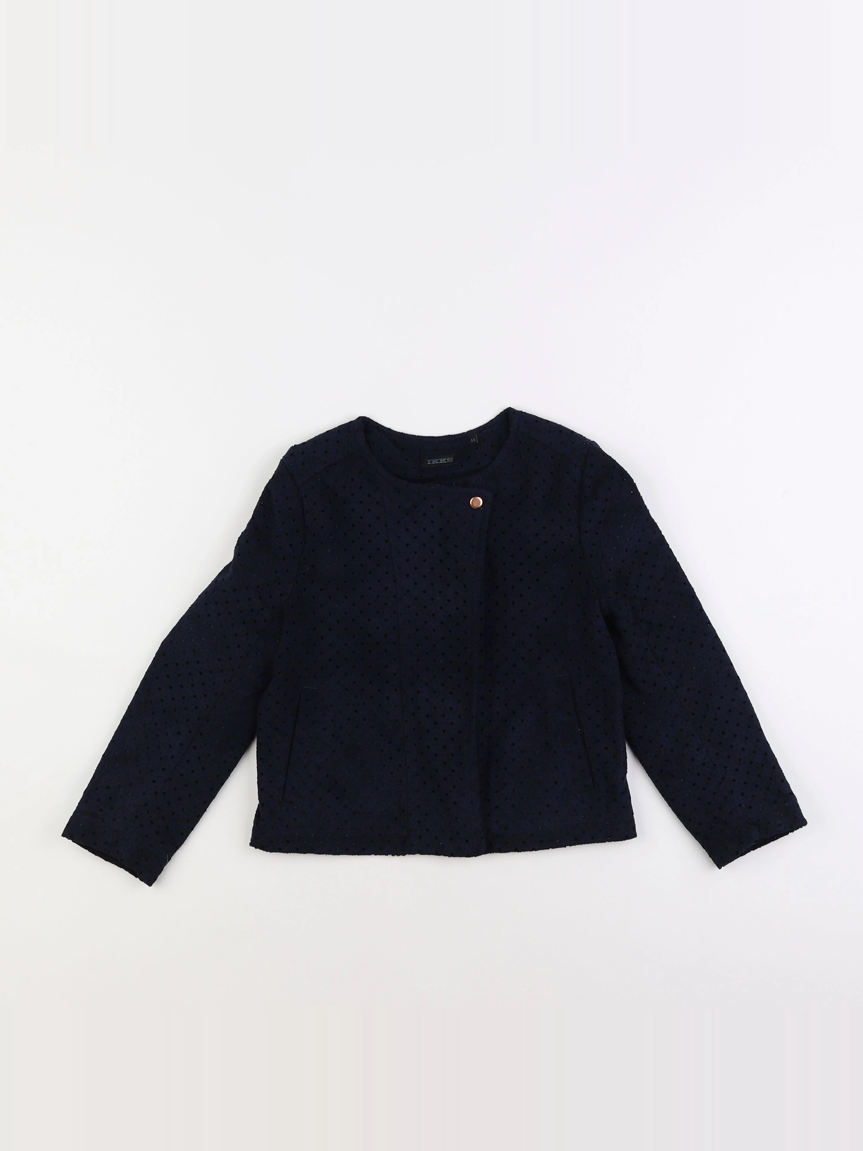 IKKS - veste bleu - 6 ans
