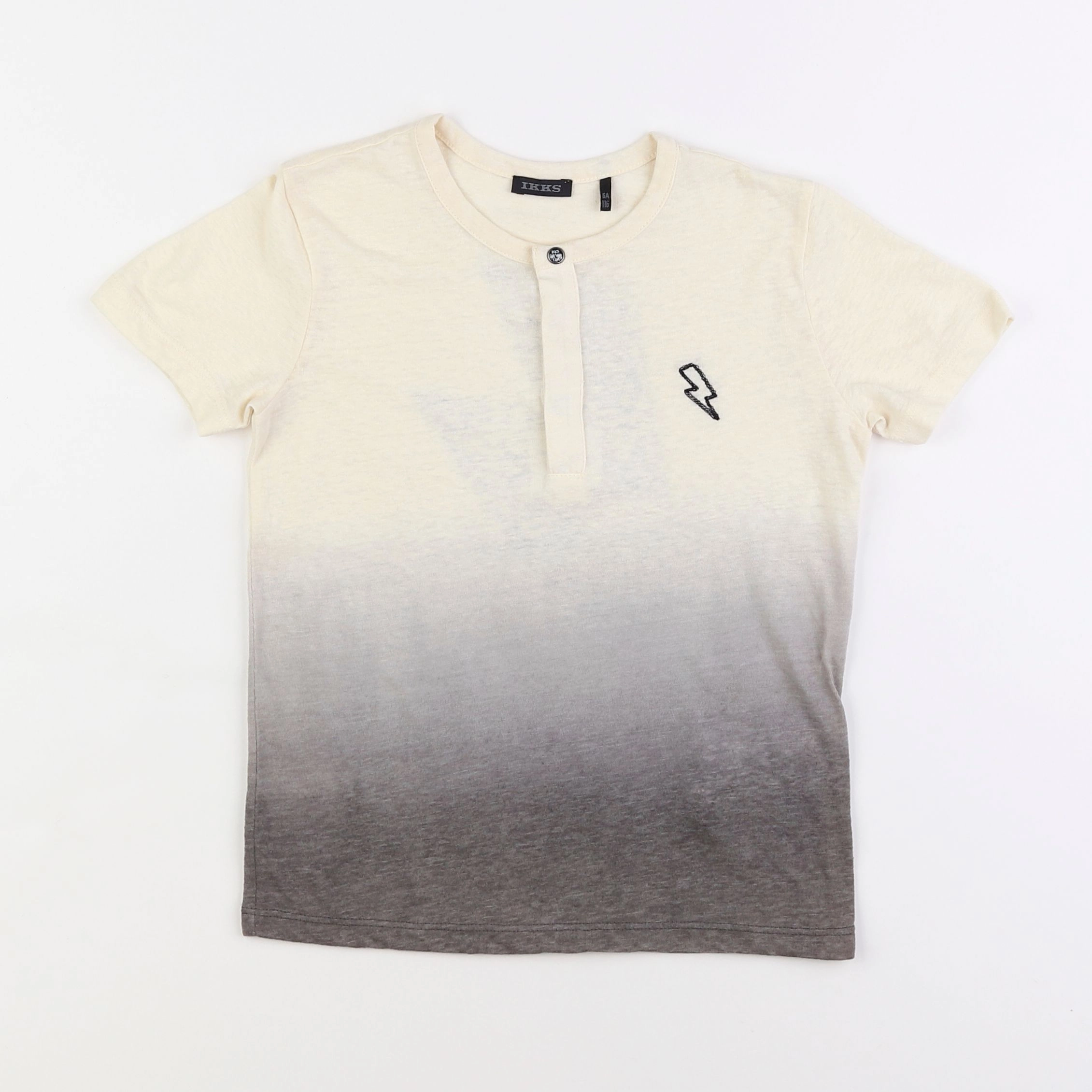 IKKS - tee-shirt beige - 6 ans