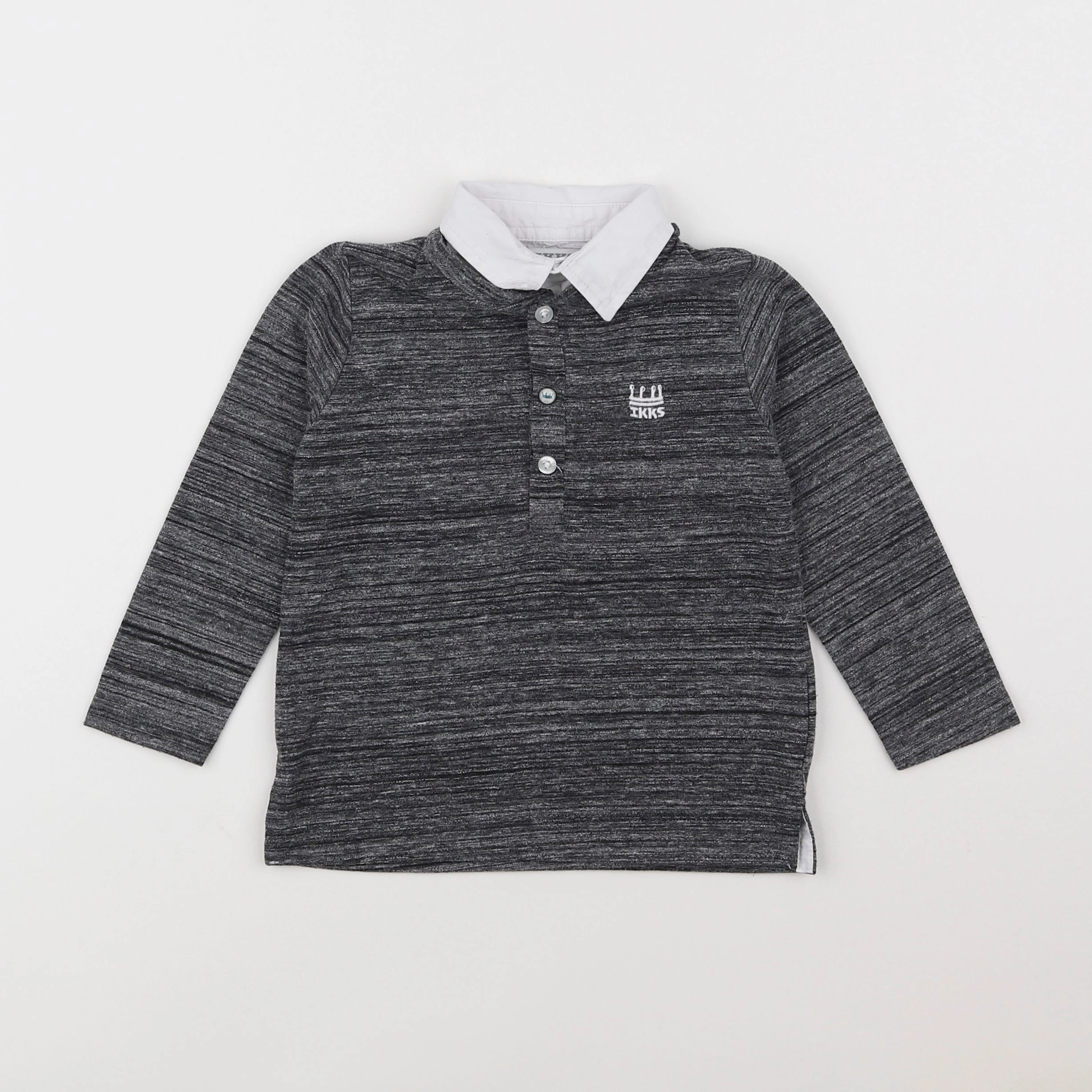 IKKS - polo gris - 2 ans