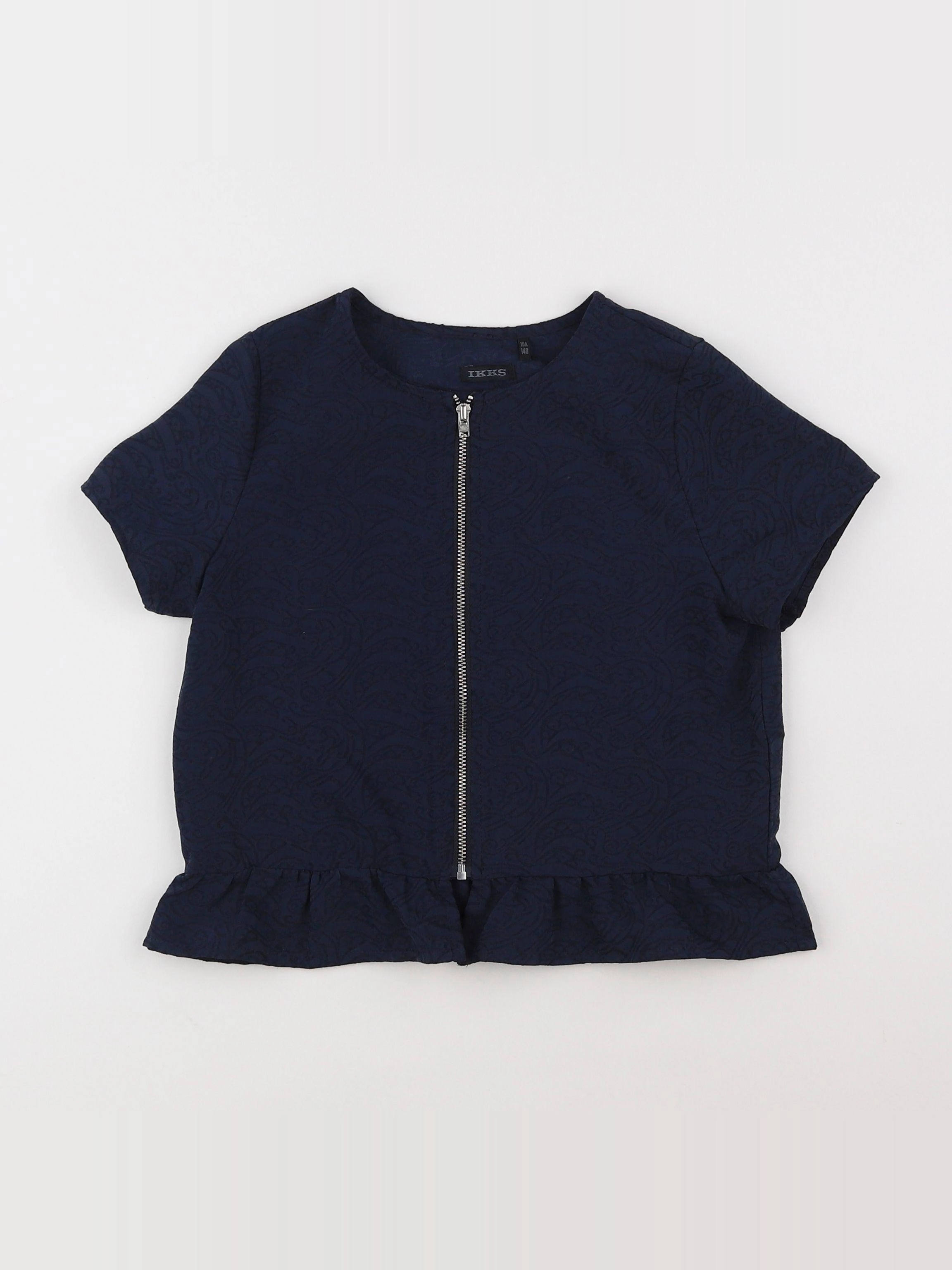 IKKS - blouse bleu - 10 ans