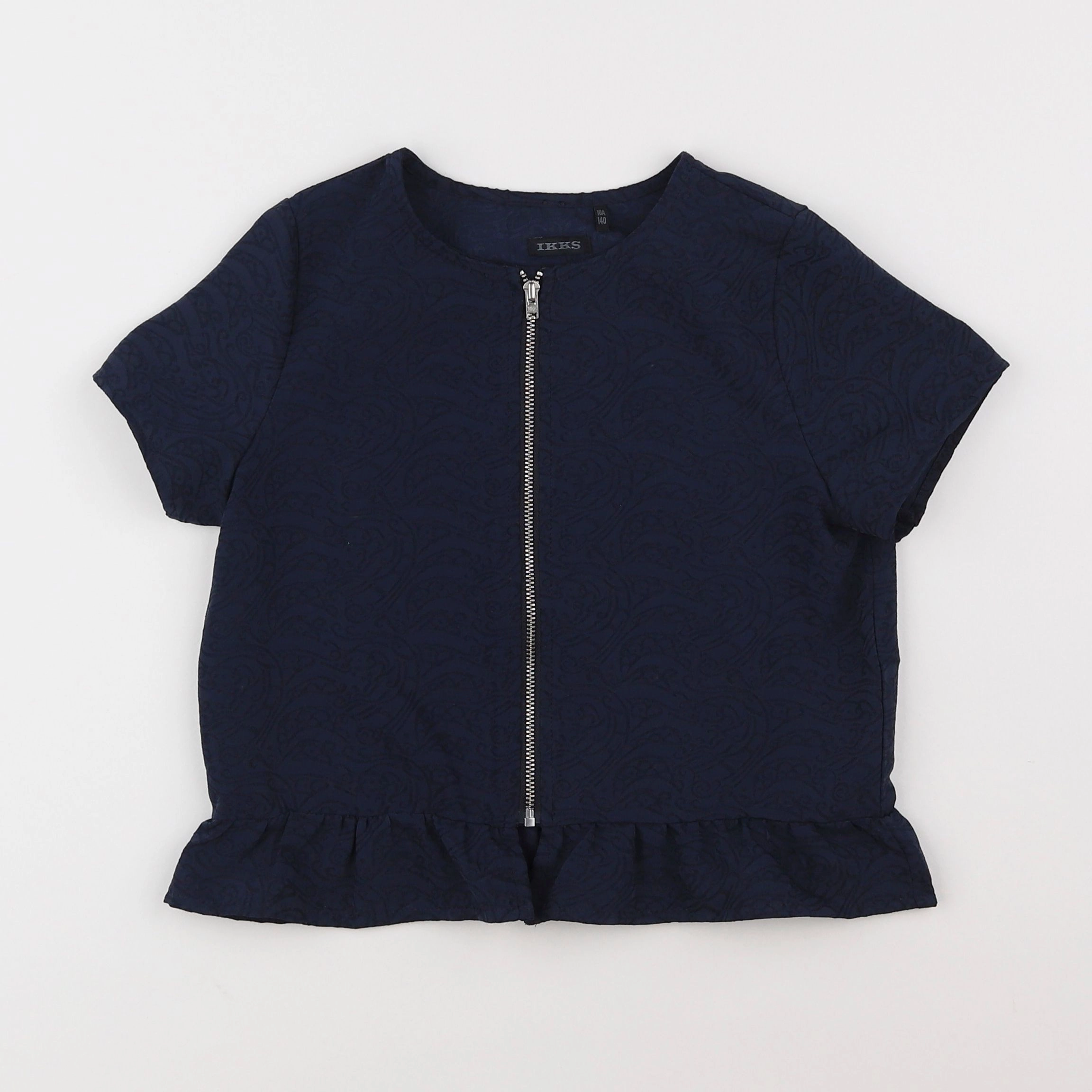 IKKS - blouse bleu - 10 ans
