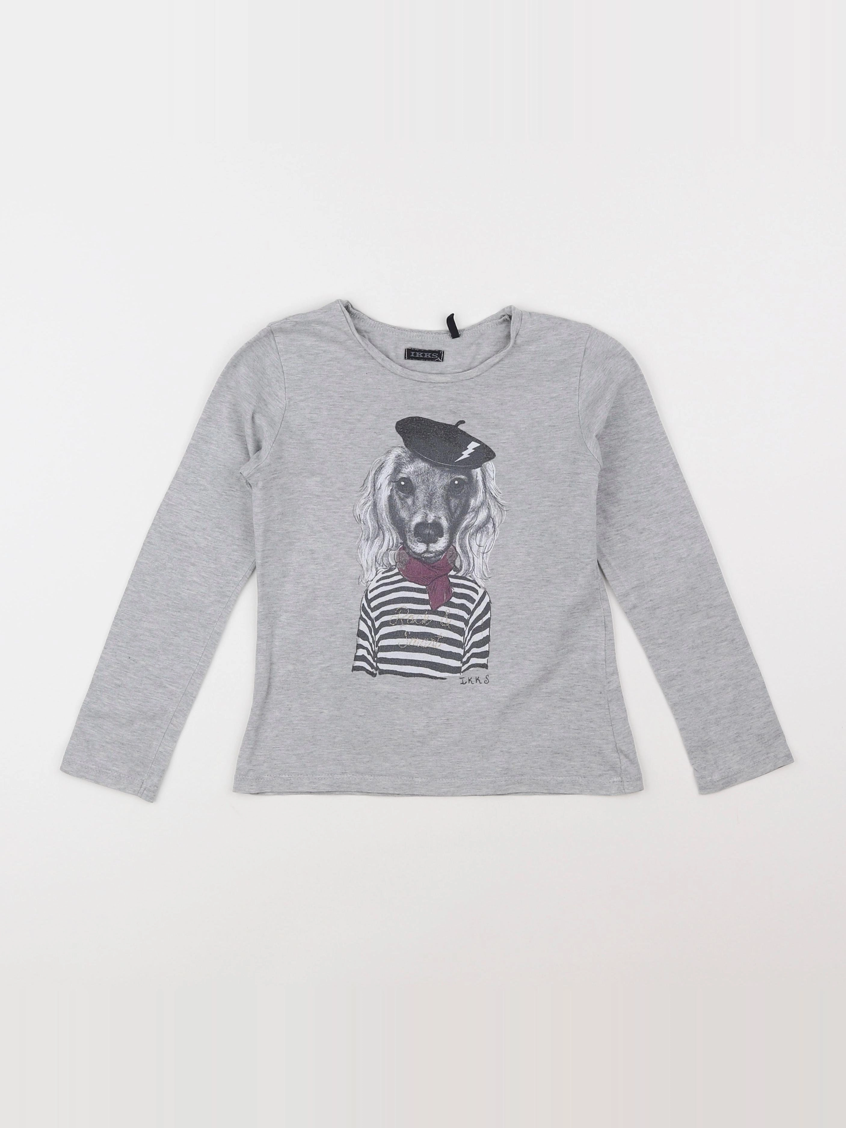 IKKS - tee-shirt gris - 5 ans