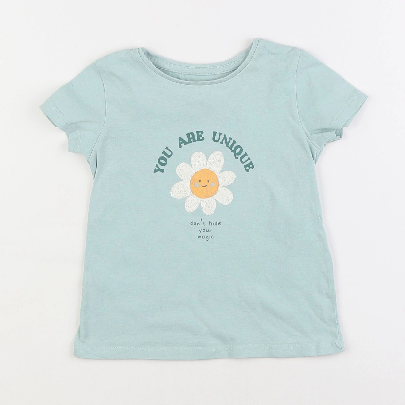 Vertbaudet - tee-shirt bleu - 3 ans