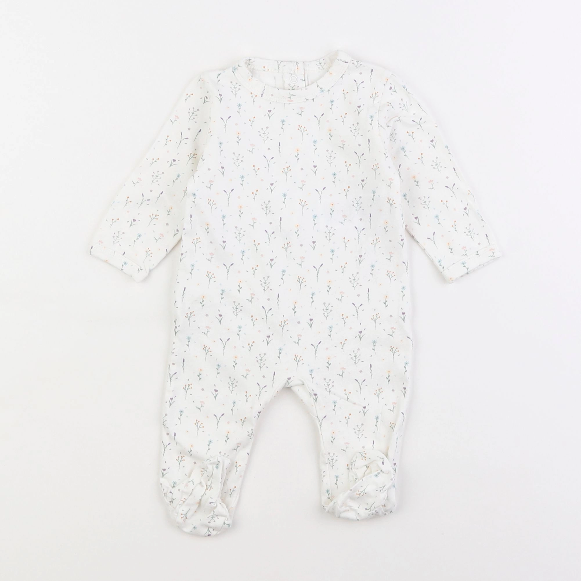 Vertbaudet - pyjama coton multicolore - 3 mois