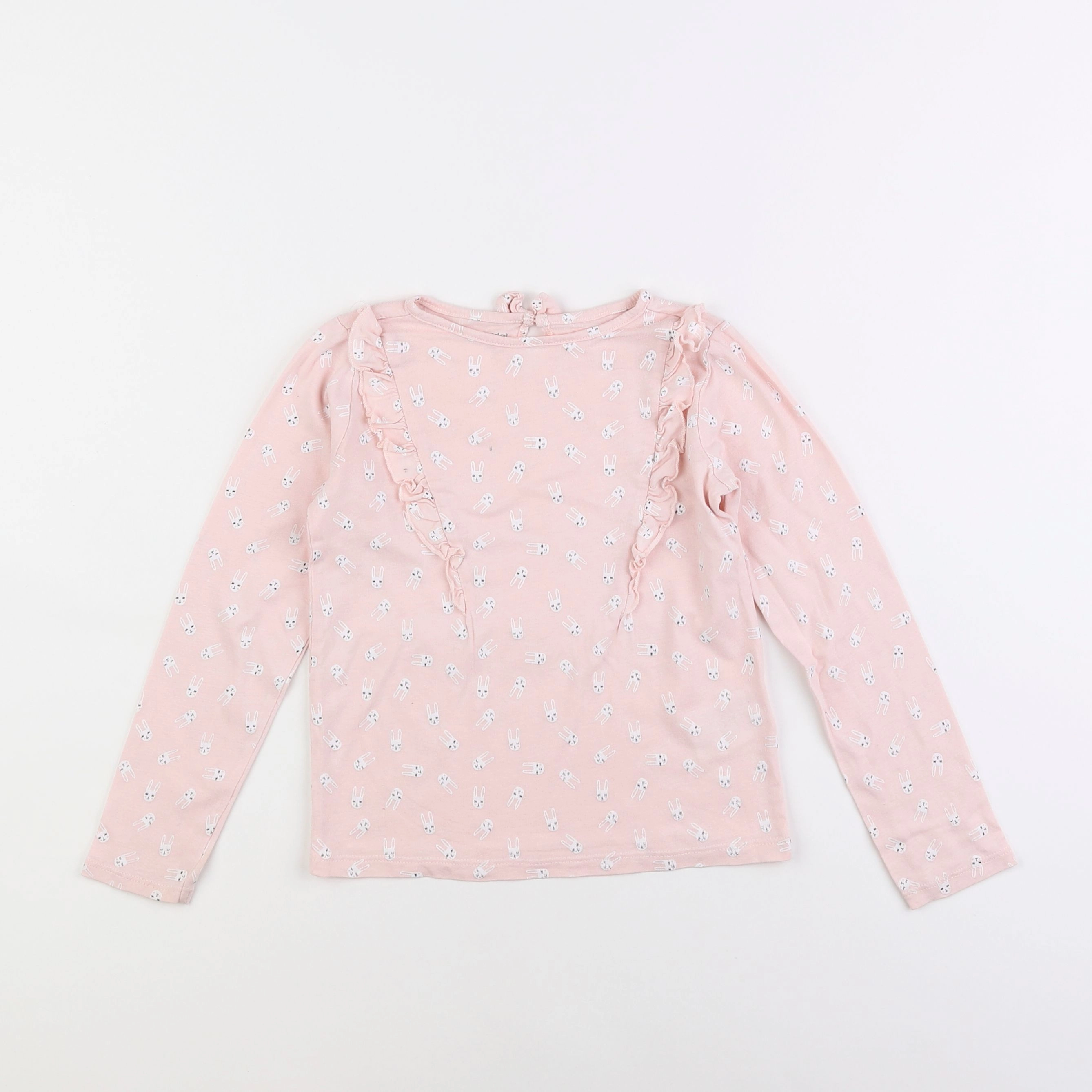 Vertbaudet - tee-shirt rose - 6 ans