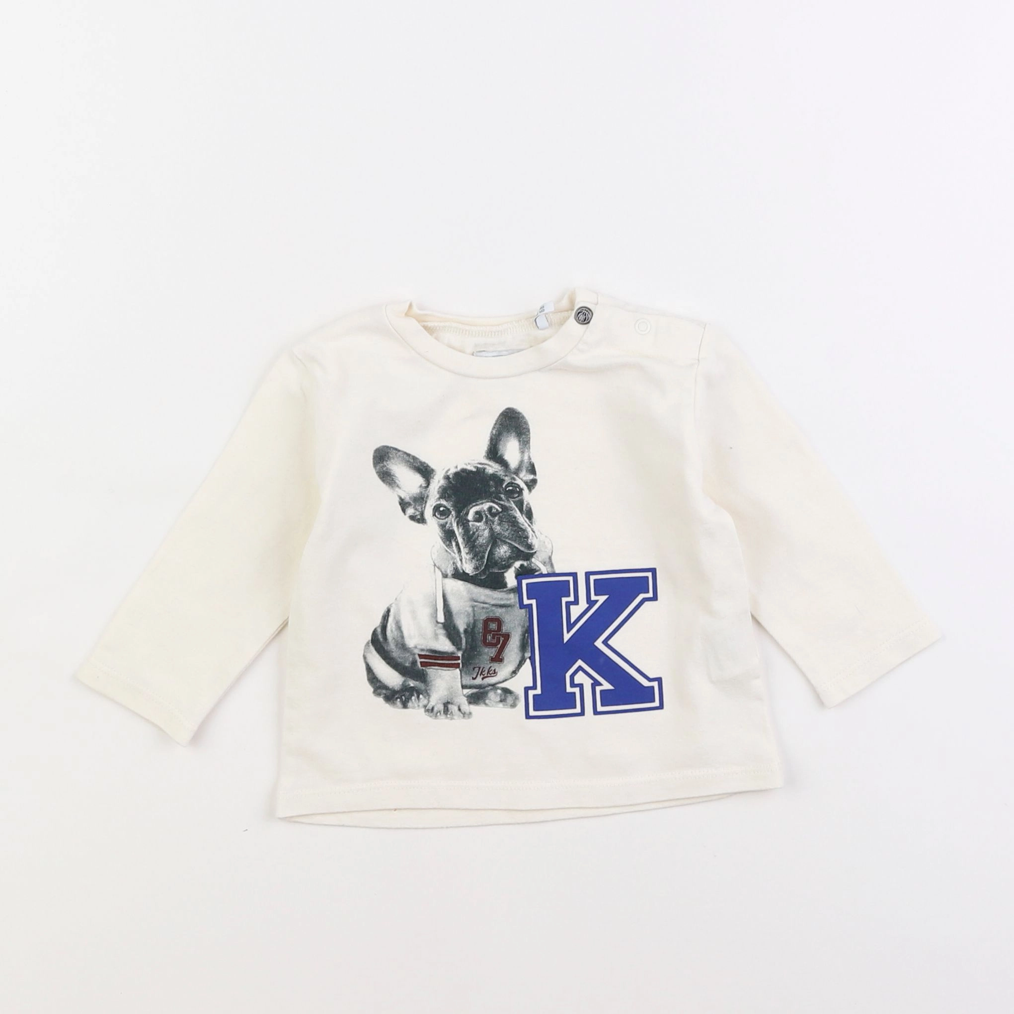 IKKS - tee-shirt blanc - 6 mois