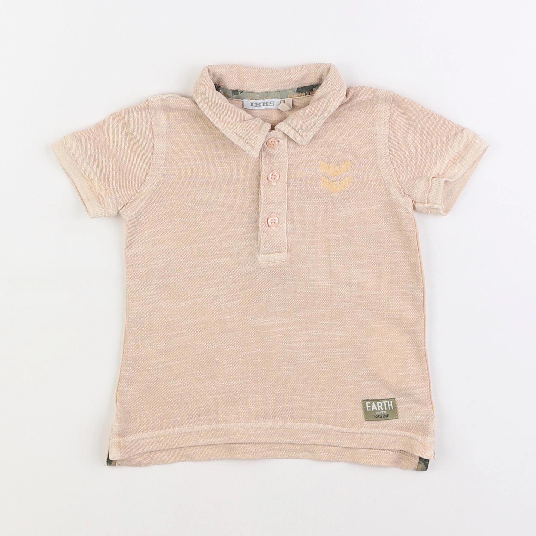 IKKS - polo beige - 12 mois