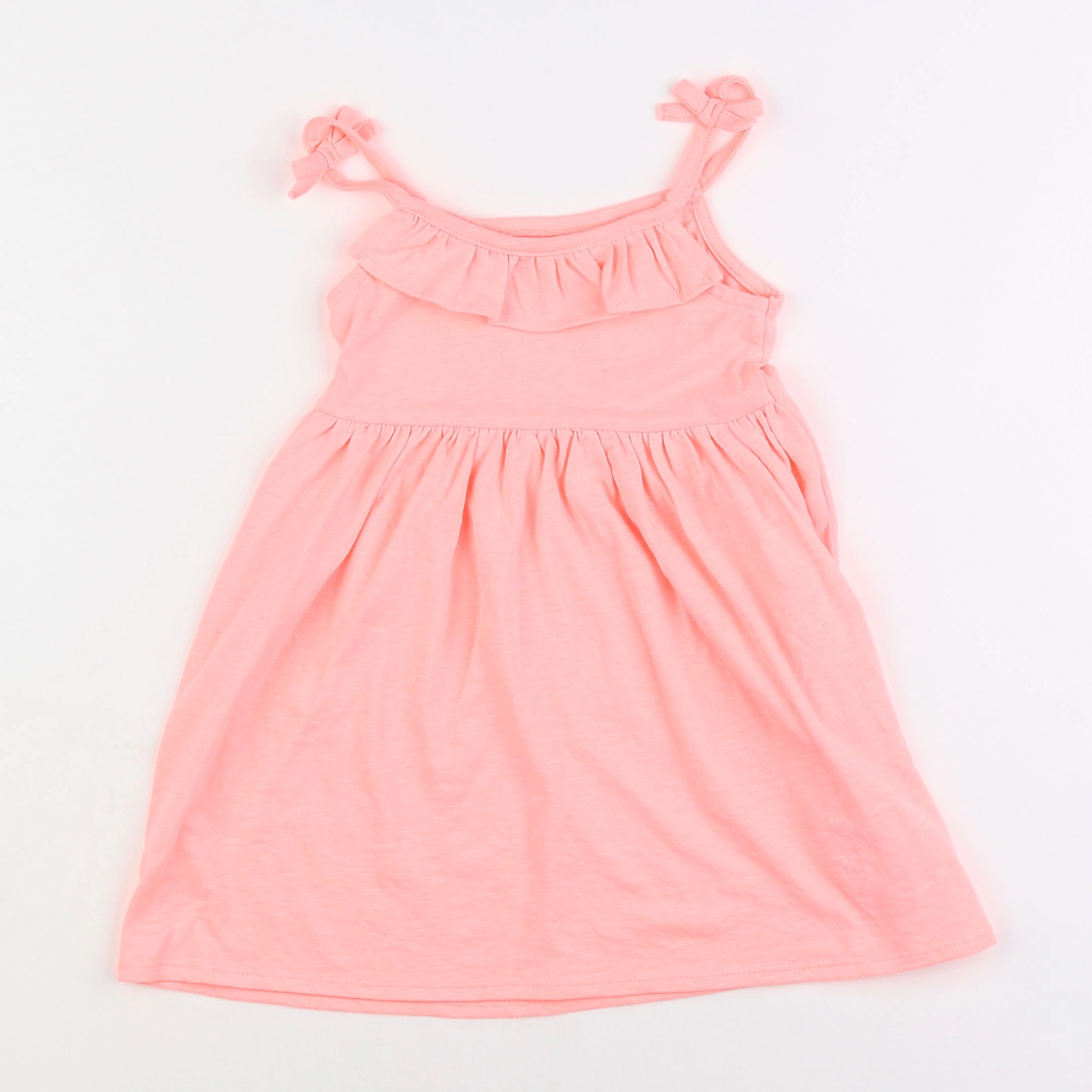 Vertbaudet - robe orange - 3 ans