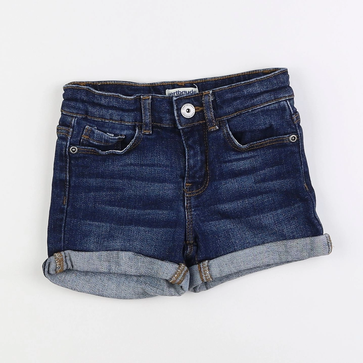 Vertbaudet - short bleu - 4 ans