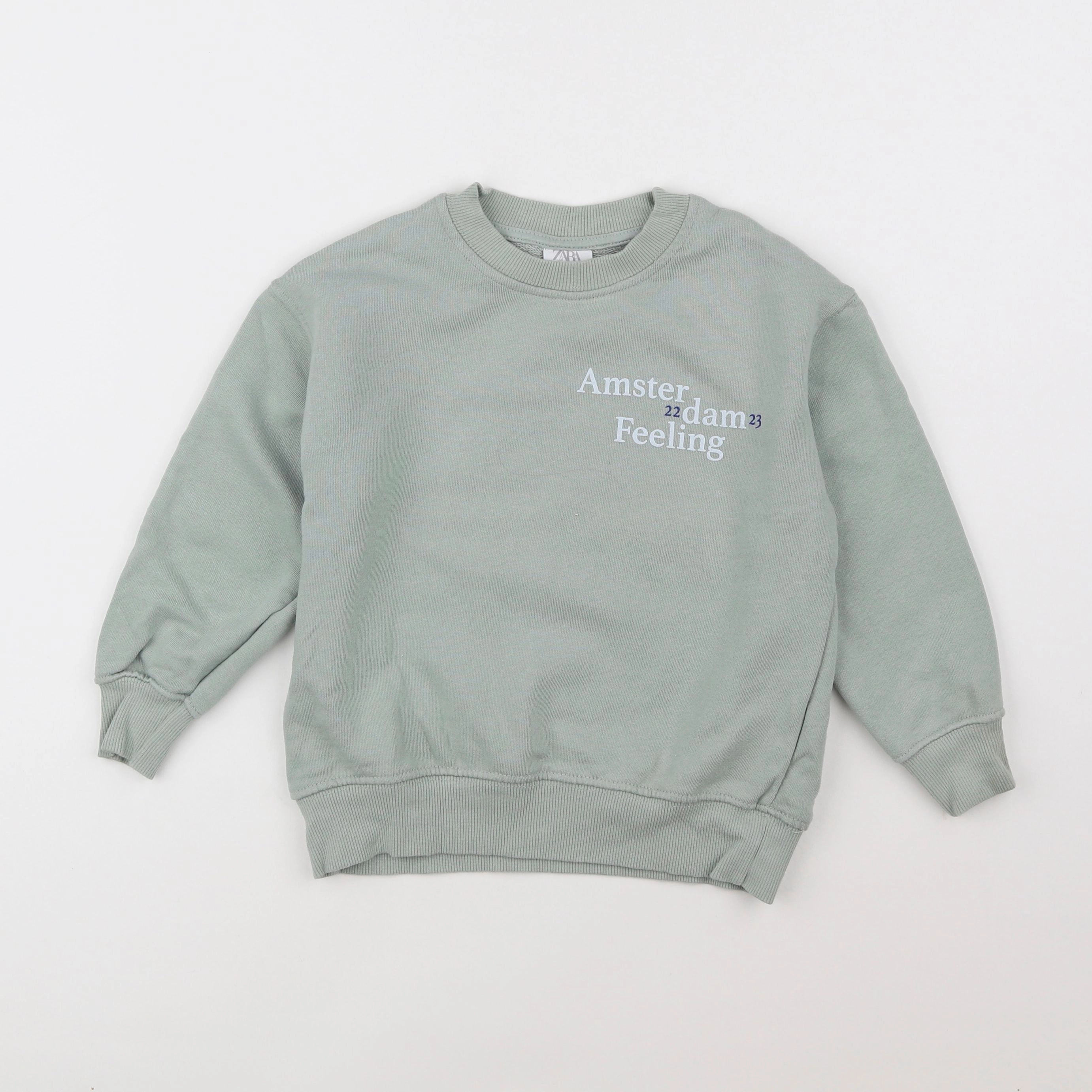 Zara - sweat vert - 6 ans