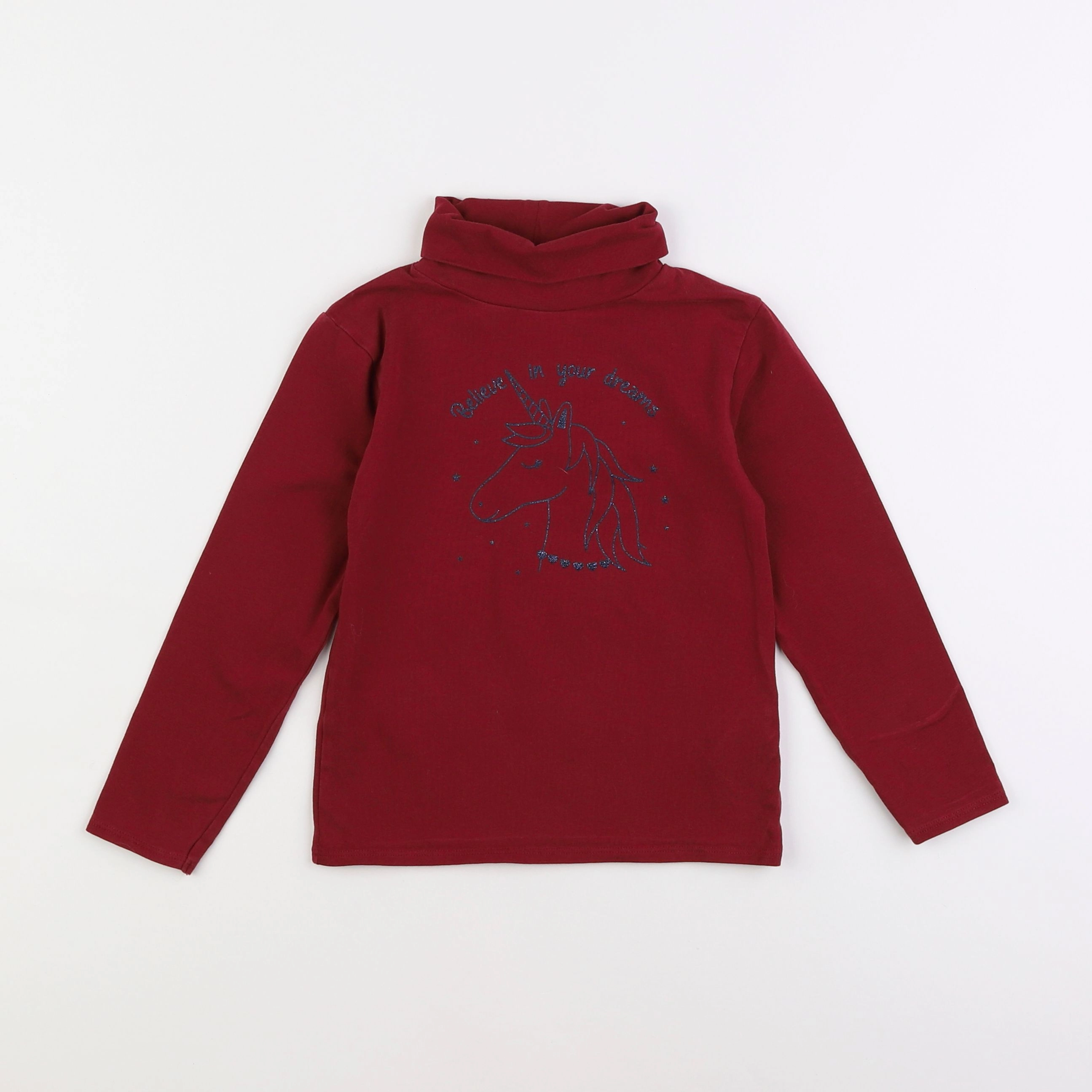 Vertbaudet - sous-pull rouge - 6 ans