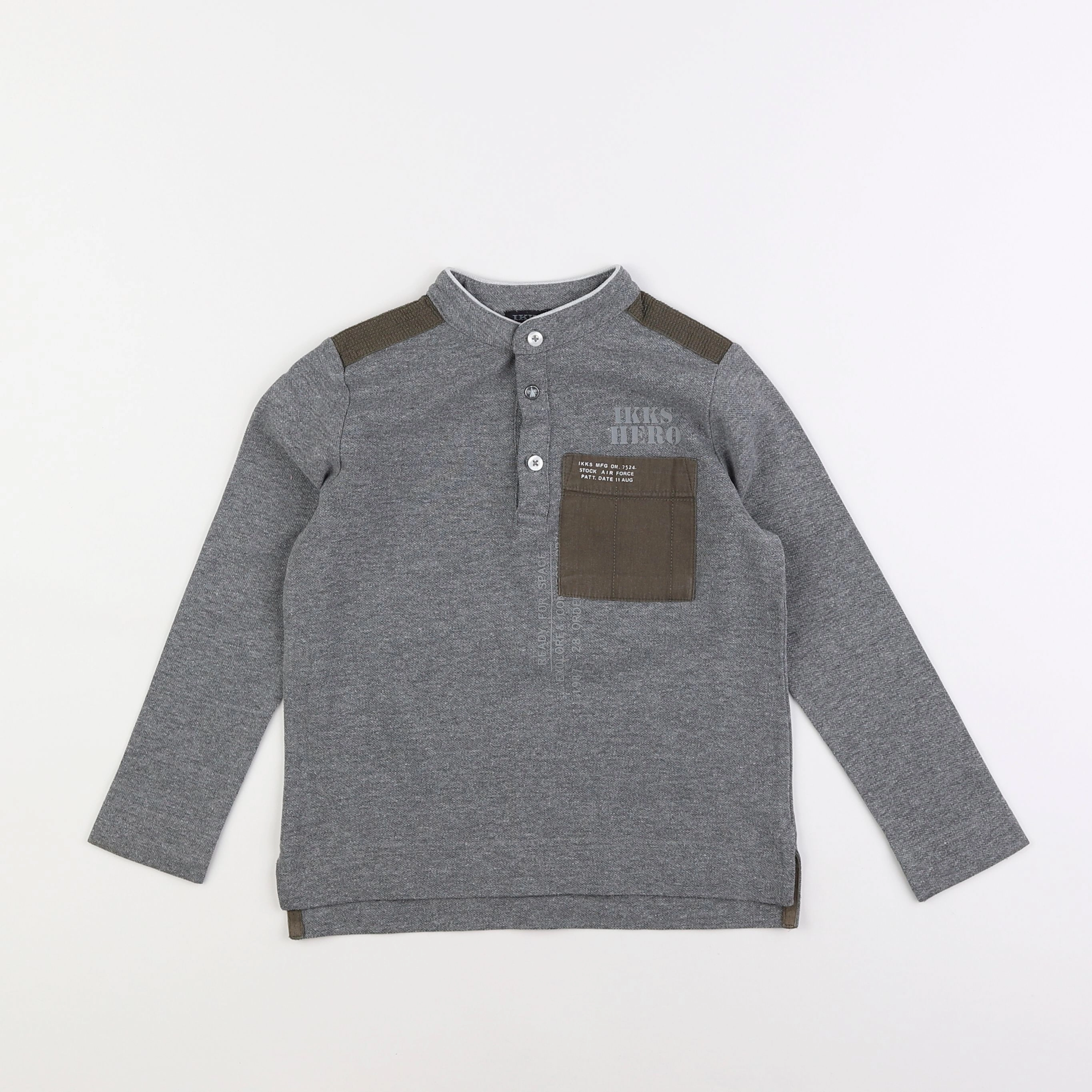 IKKS - polo gris - 5 ans