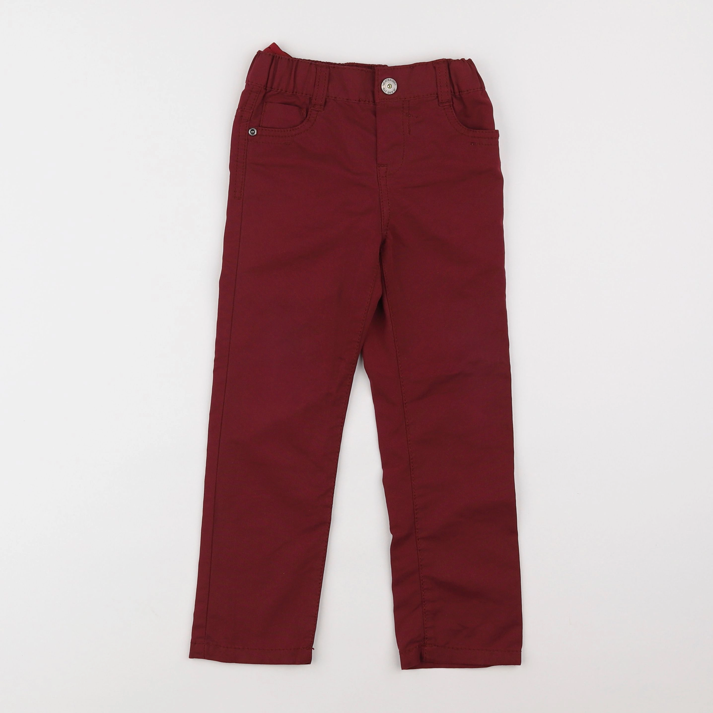 Vertbaudet - pantalon rouge - 5 ans