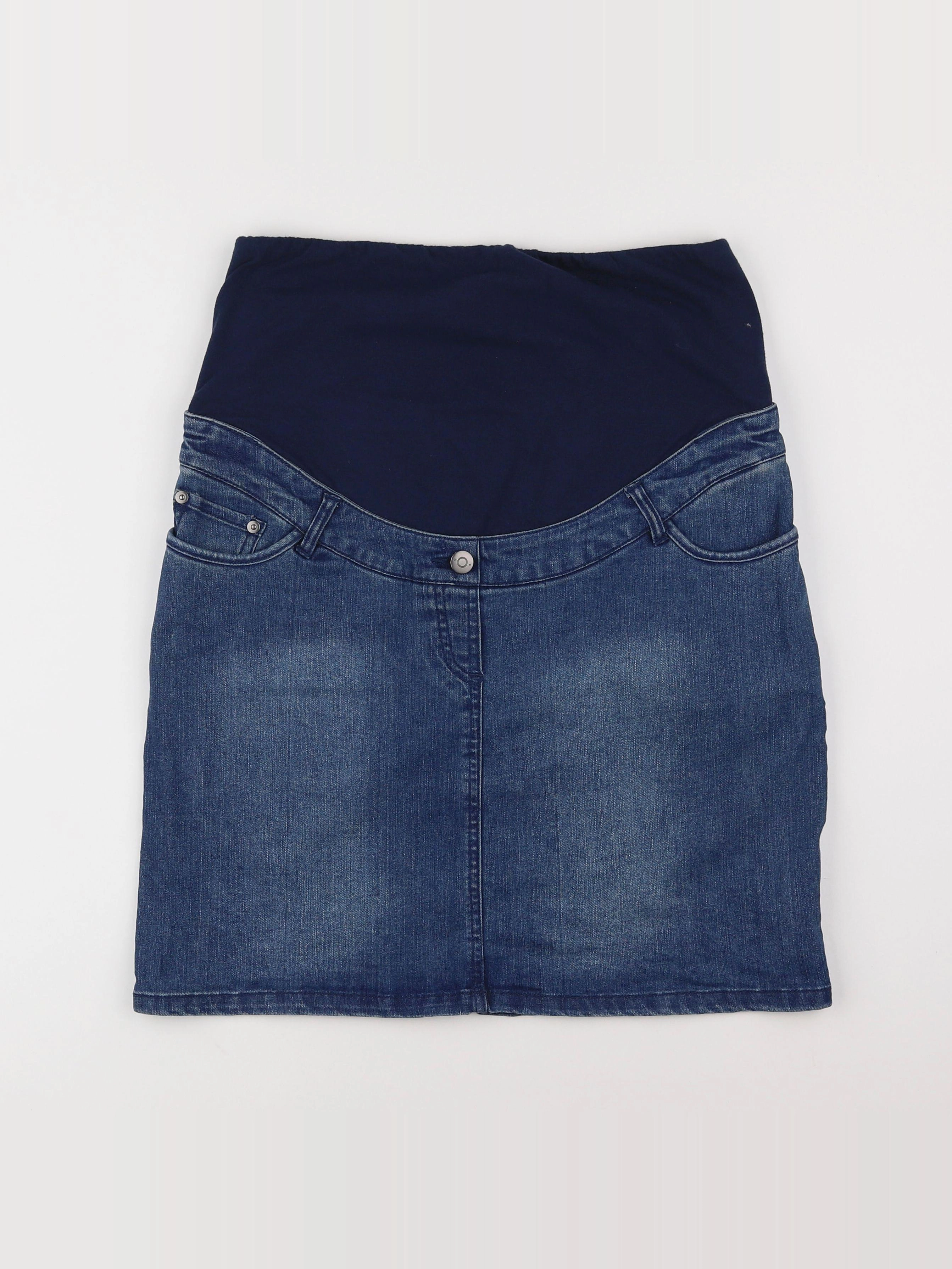 Vertbaudet - jupe grossesse bleu - 40