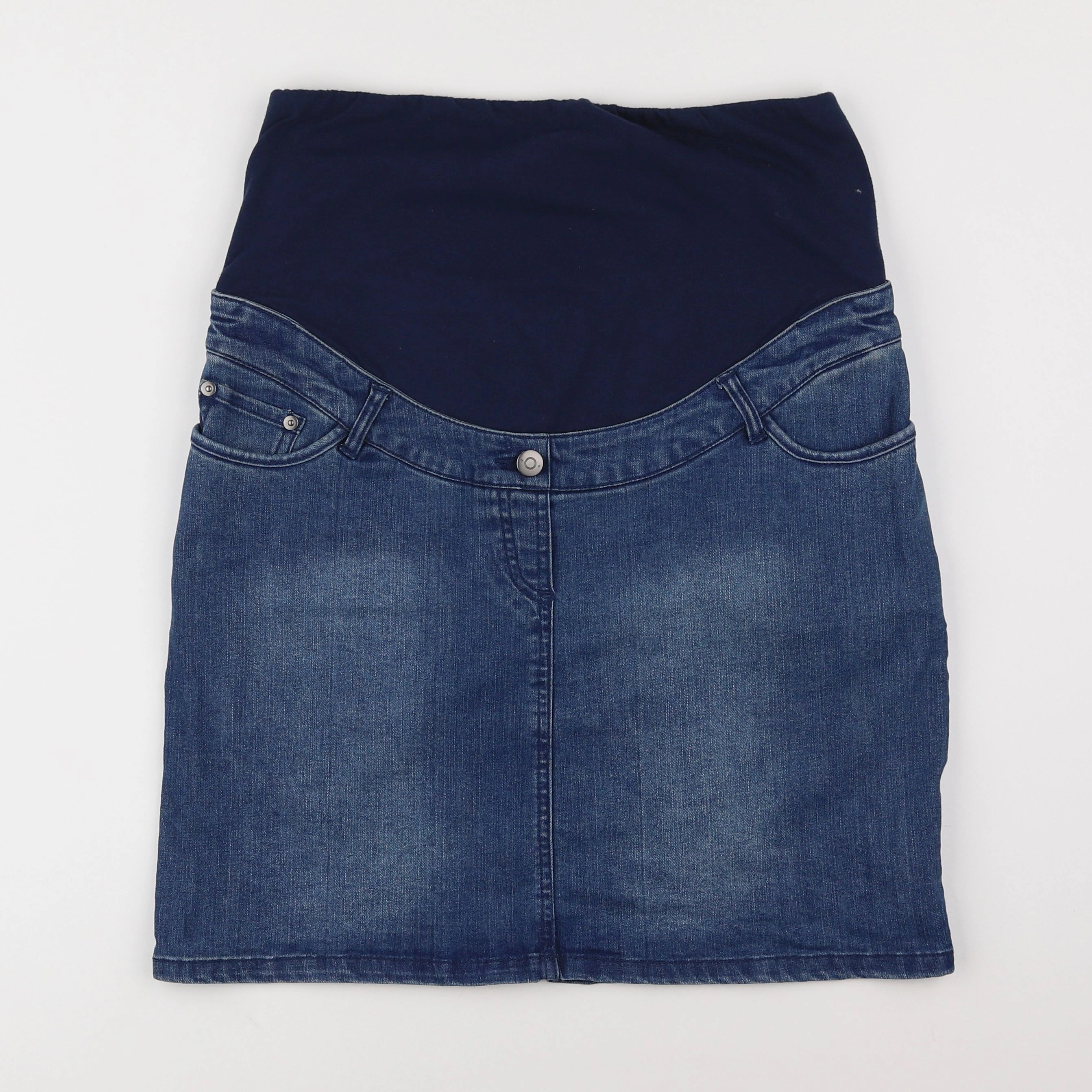 Vertbaudet - jupe grossesse bleu - 40
