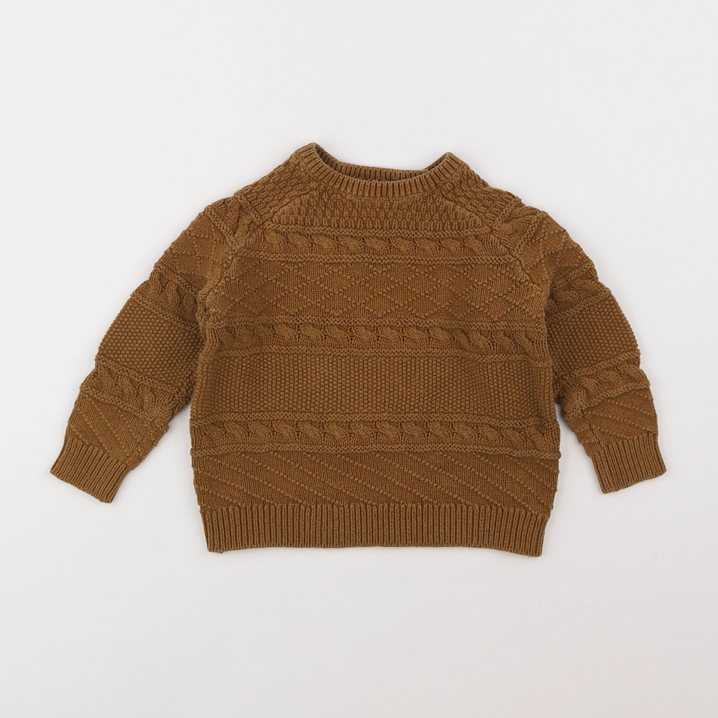 Vertbaudet - pull marron - 3 ans