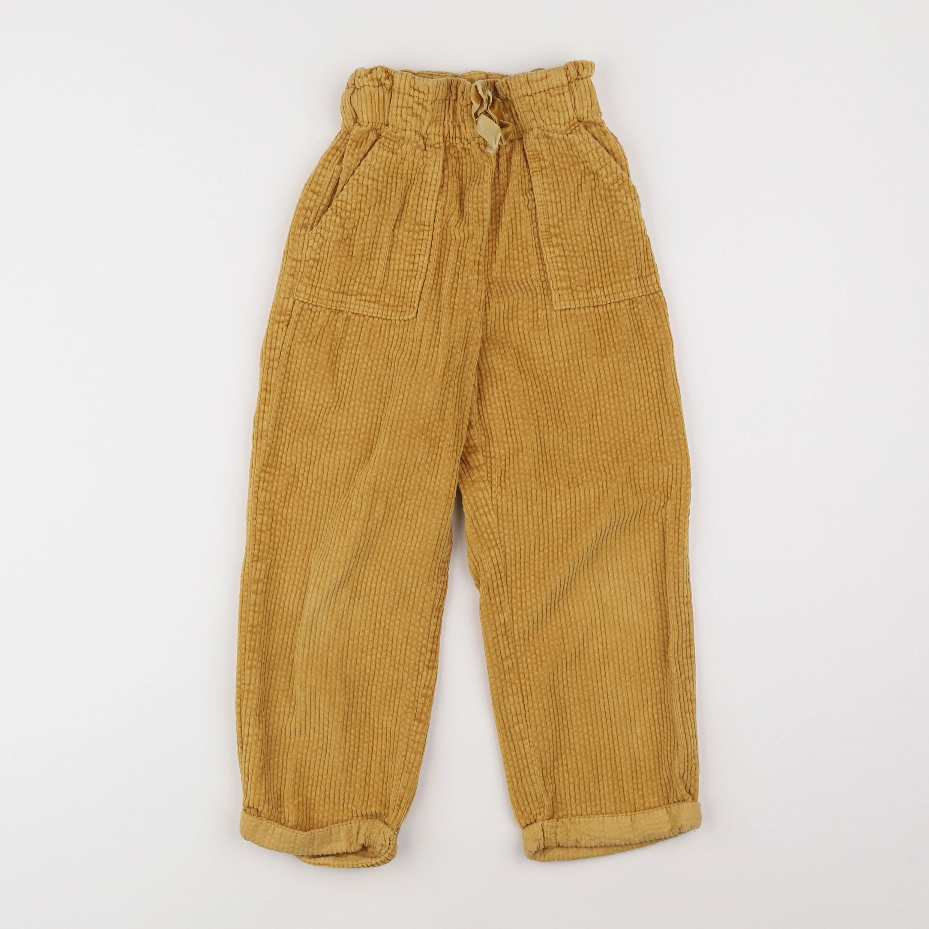 Vertbaudet - pantalon jaune - 7 ans