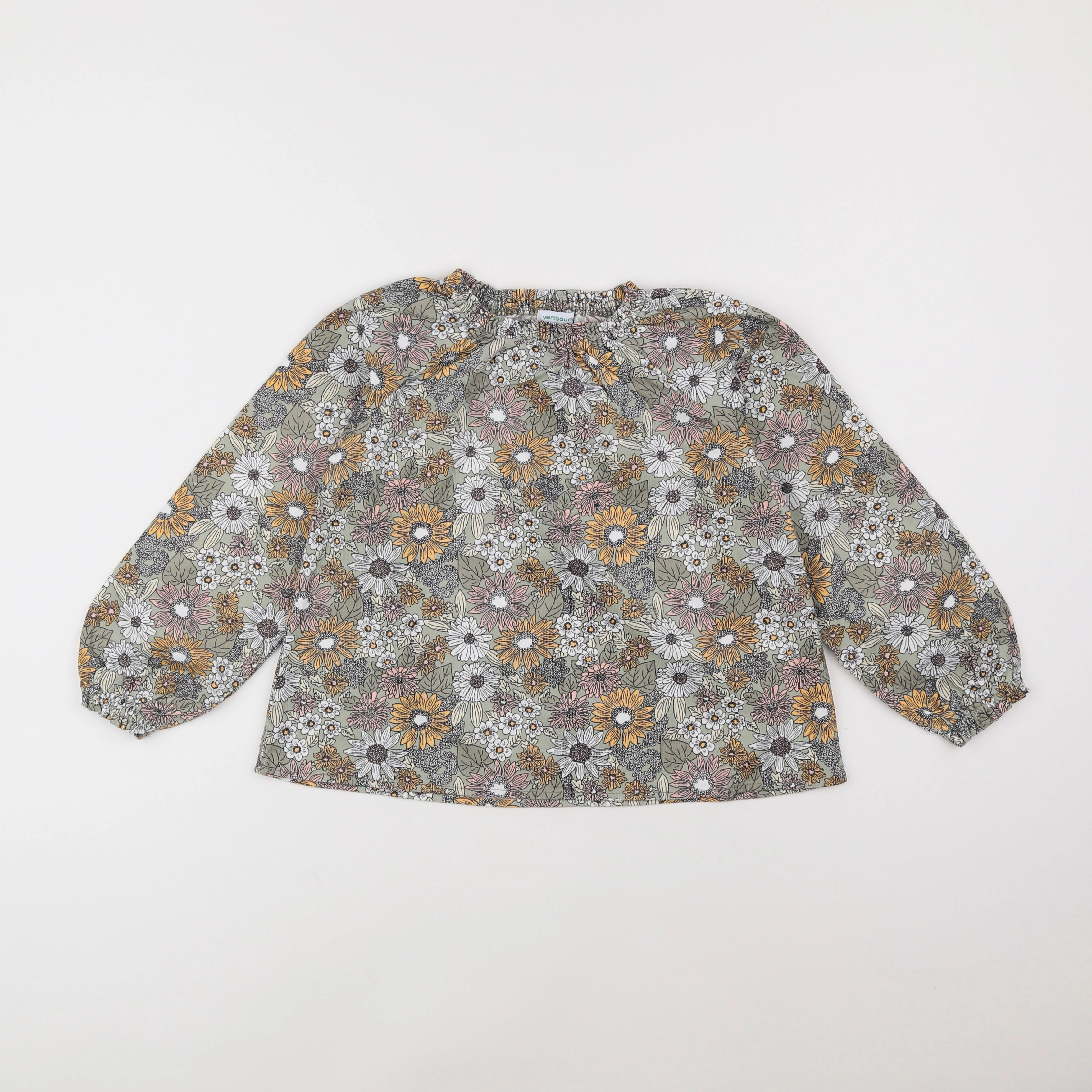 Vertbaudet - blouse multicolore - 7 ans