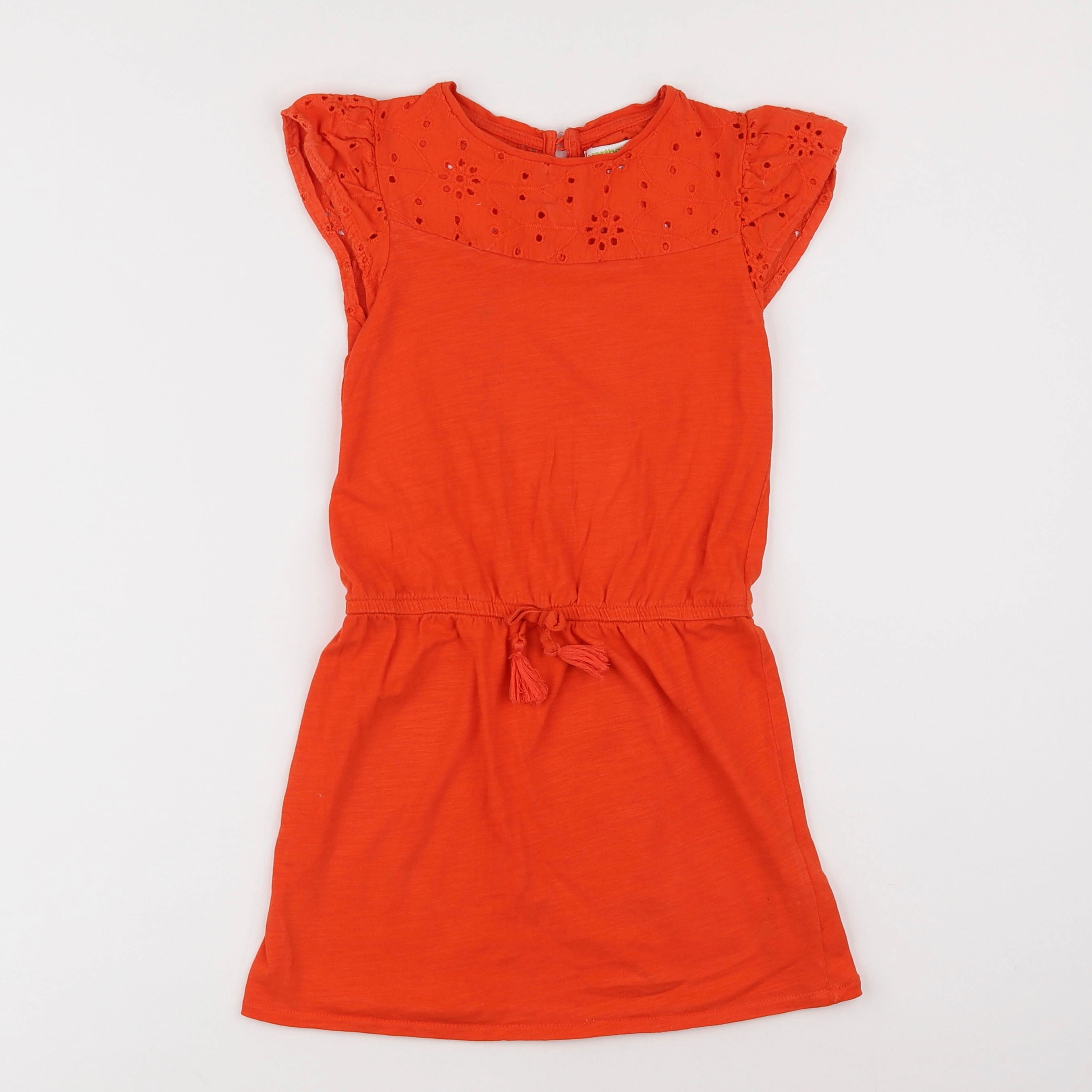 Vertbaudet - robe orange - 5 ans