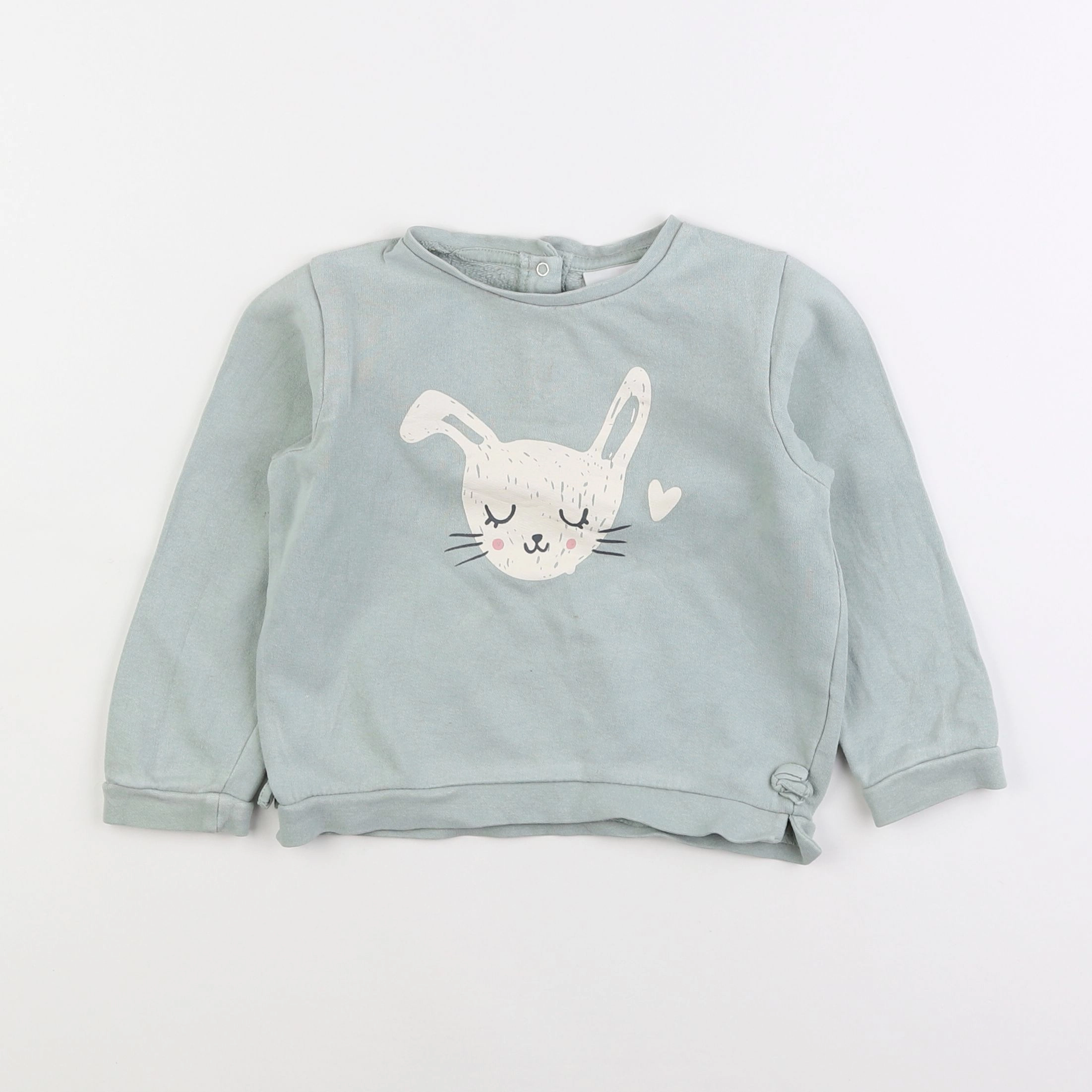 Vertbaudet - sweat bleu - 3 ans