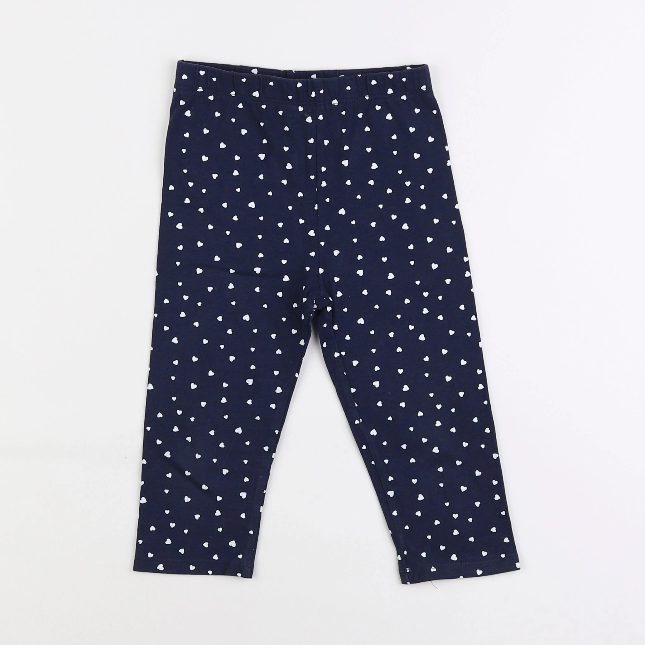 Vertbaudet - legging blanc, bleu - 5 ans