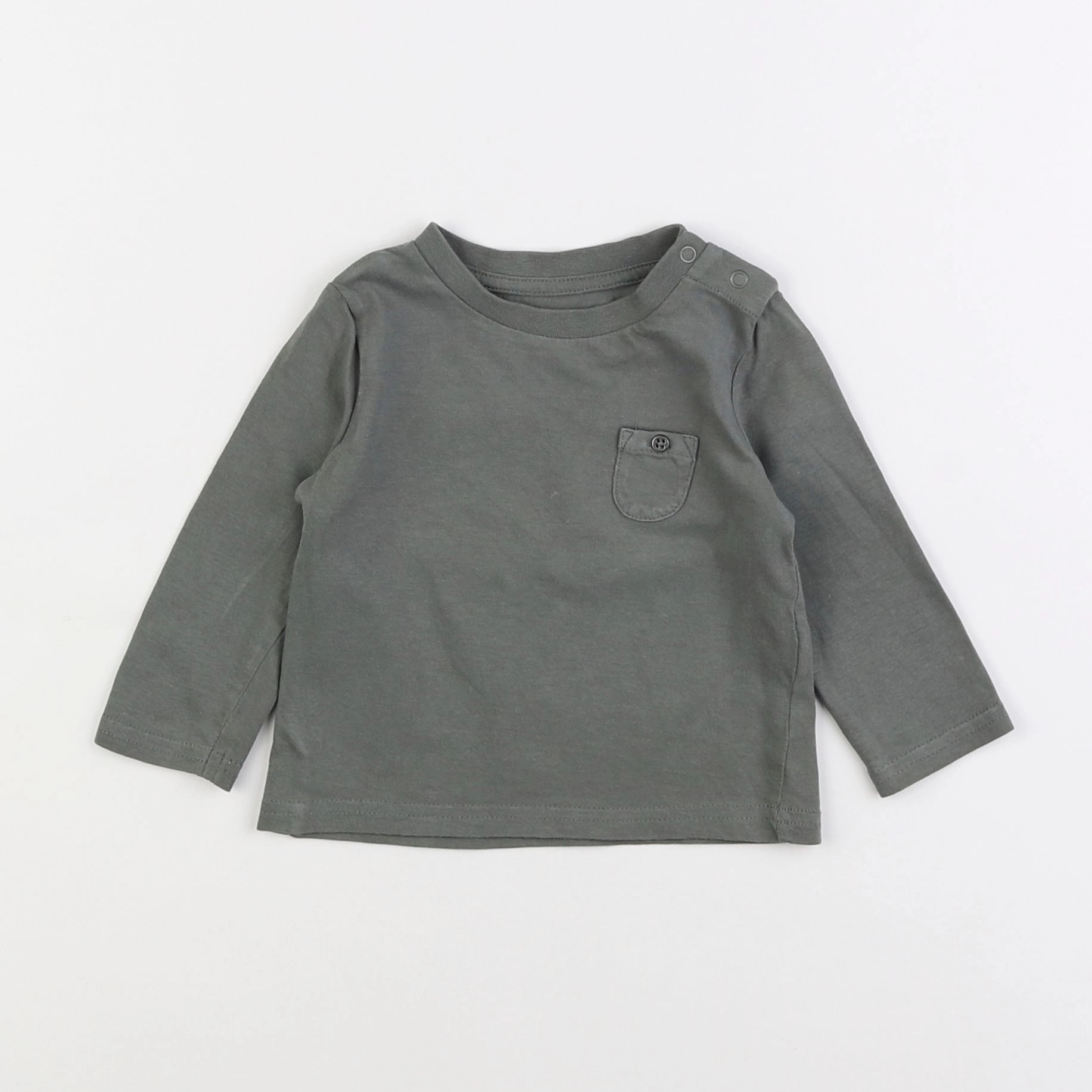 Vertbaudet - tee-shirt gris - 6 mois