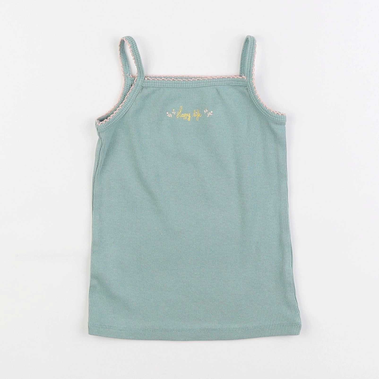 Vertbaudet - maillot de corps vert - 4 ans