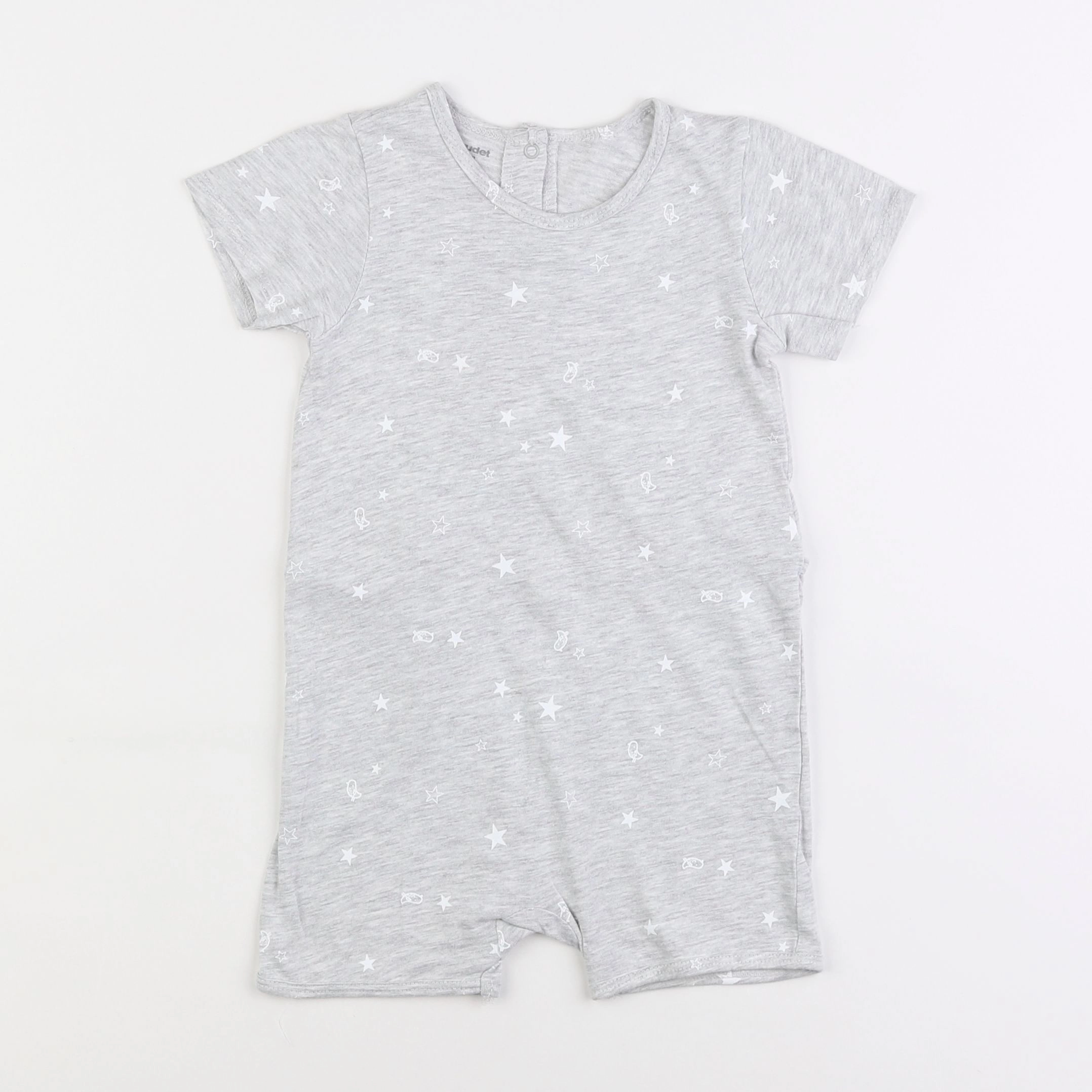 Vertbaudet - pyjama coton gris - 2 ans