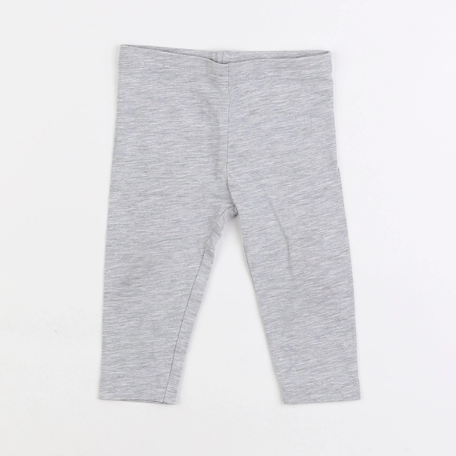 Vertbaudet - legging gris - 9 mois