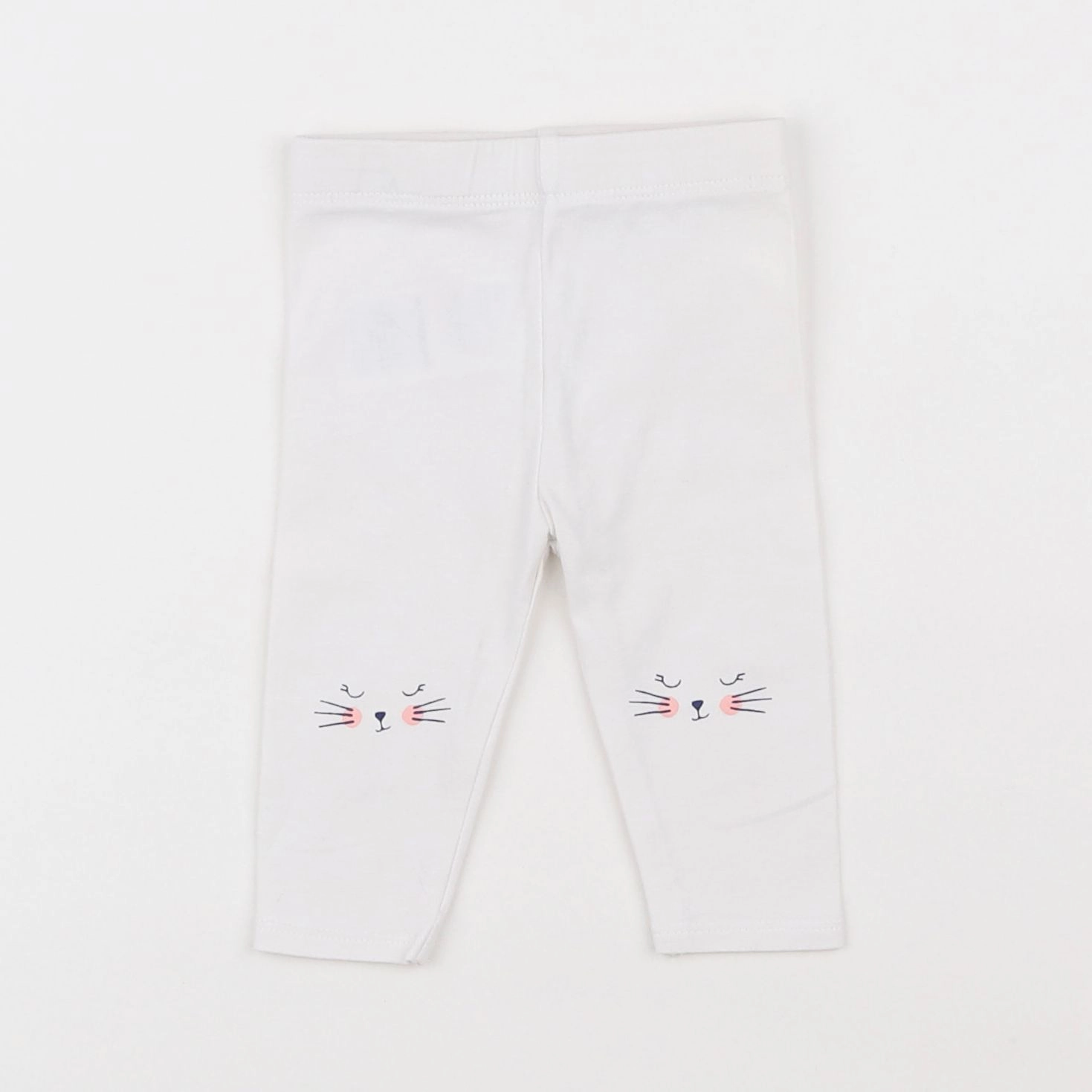 Vertbaudet - legging blanc - 3 mois