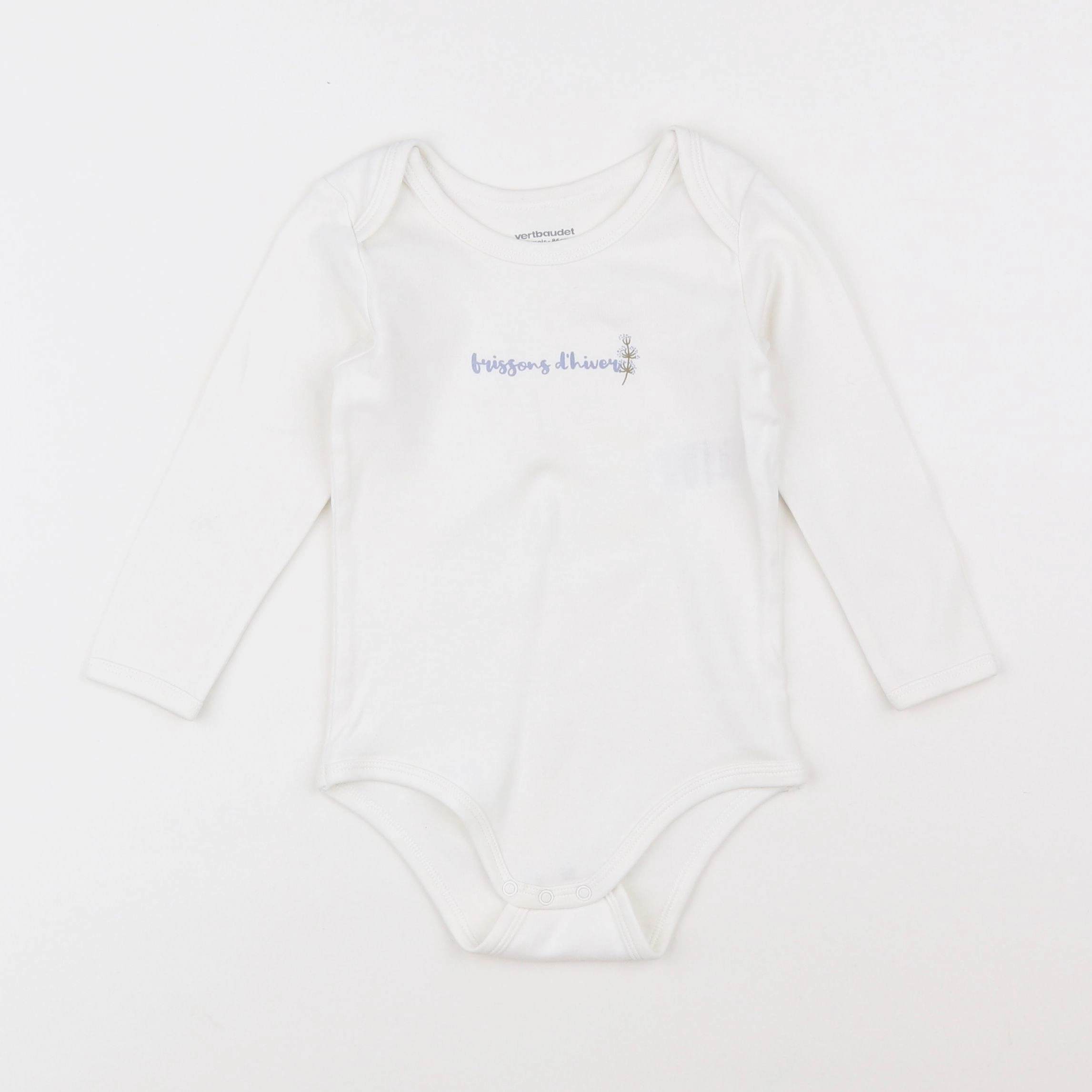 Vertbaudet - body blanc - 2 ans