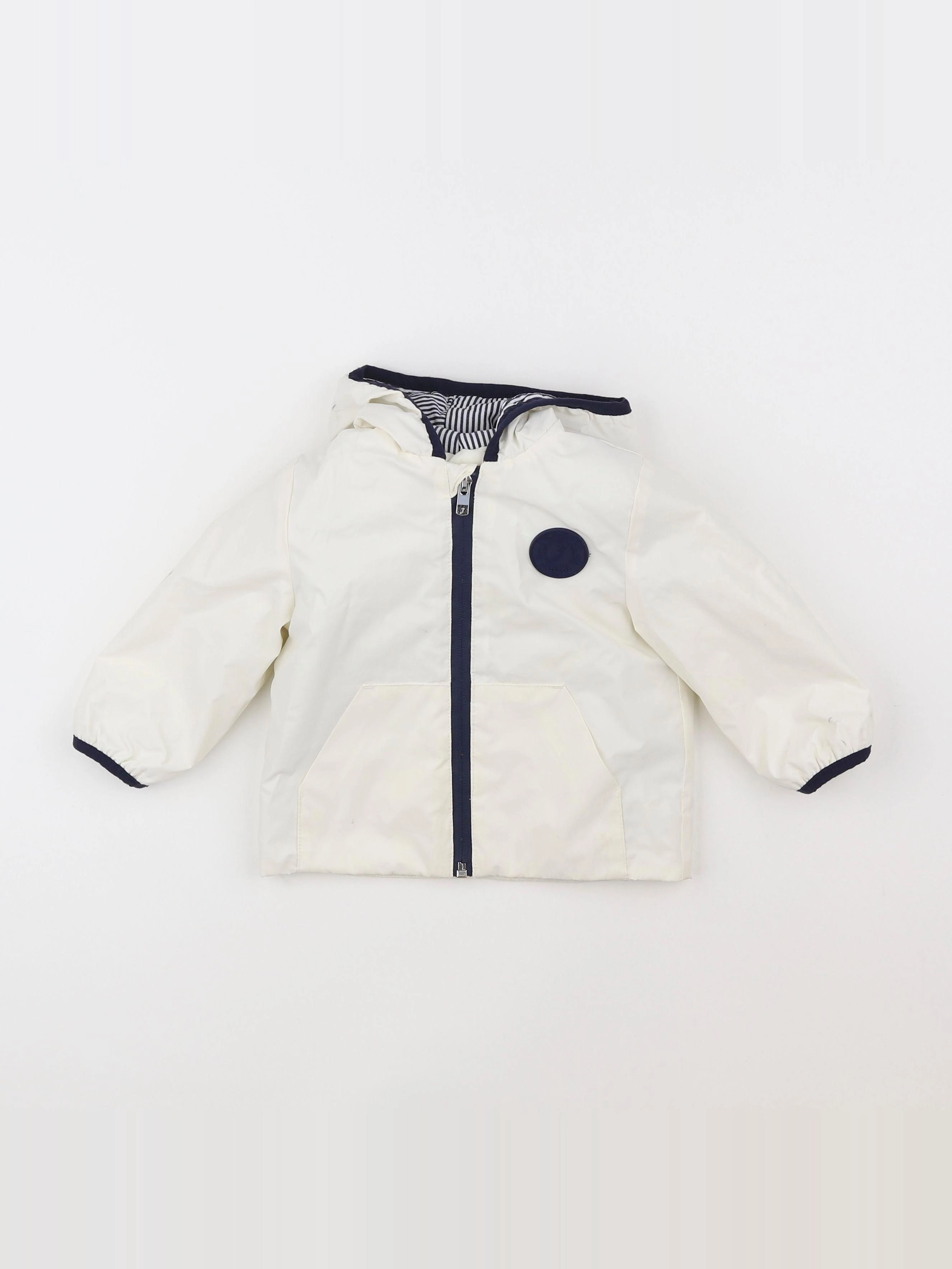 Jacadi - imperméable blanc - 12 mois
