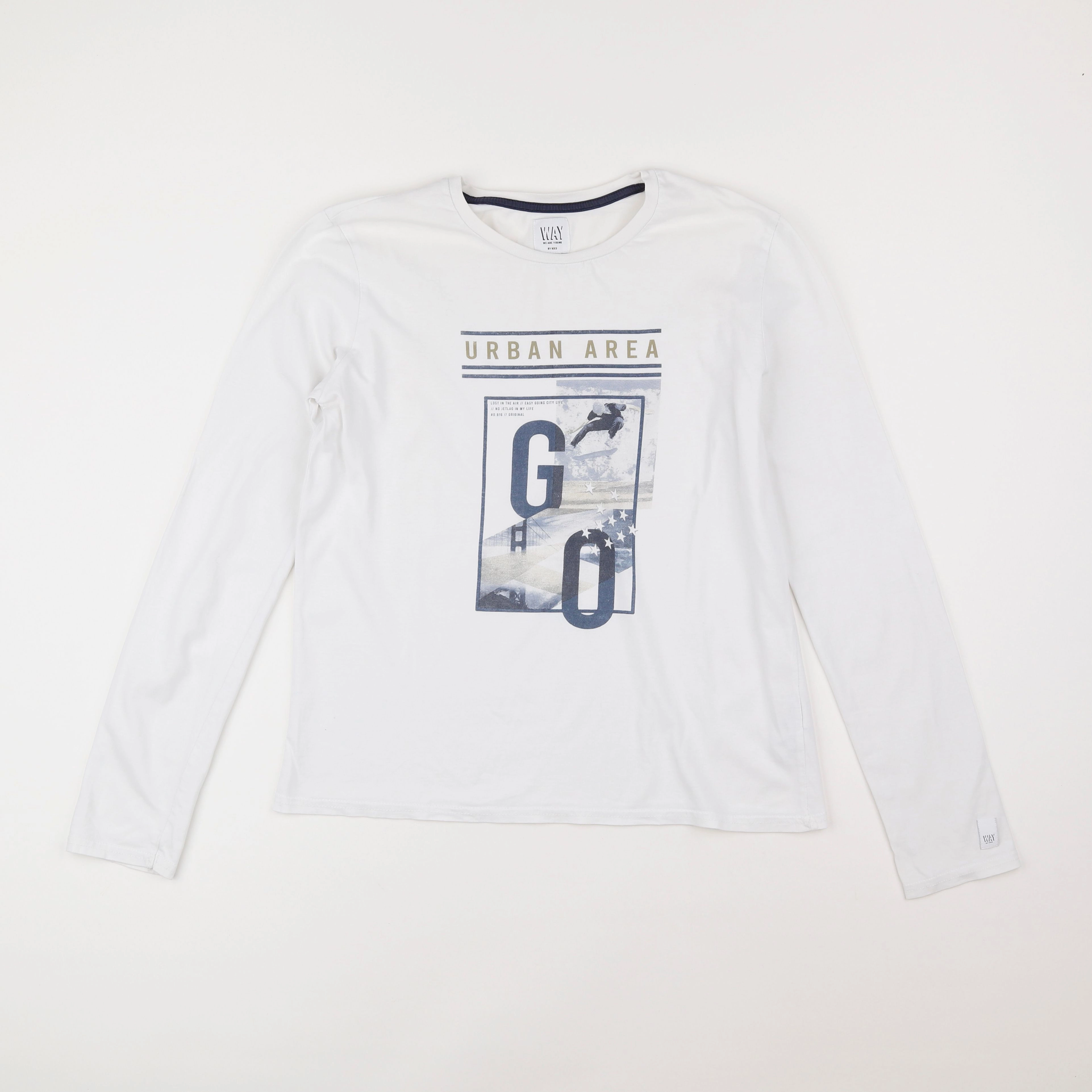 IKKS - tee-shirt blanc - 14 ans