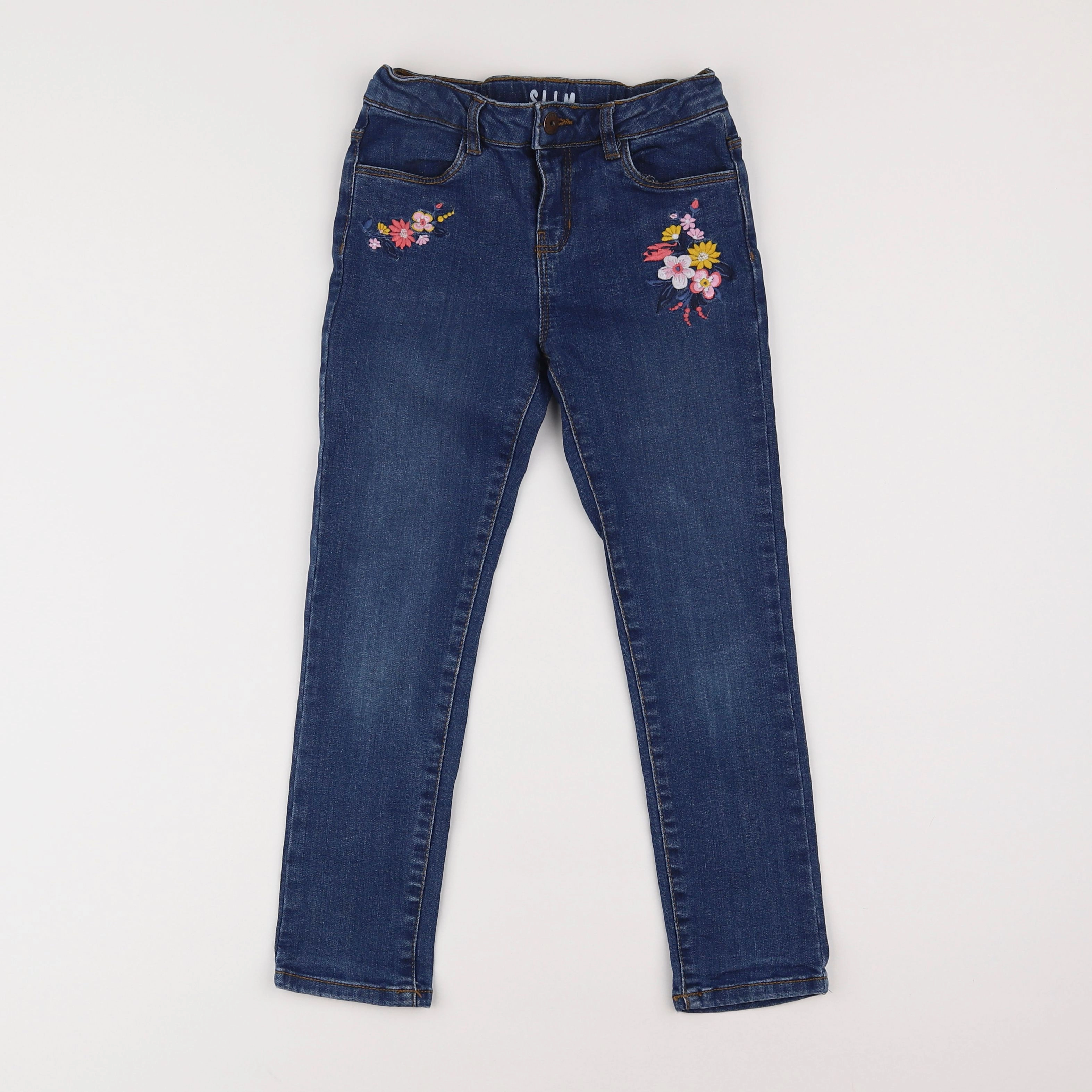 Vertbaudet - jean bleu - 7 ans