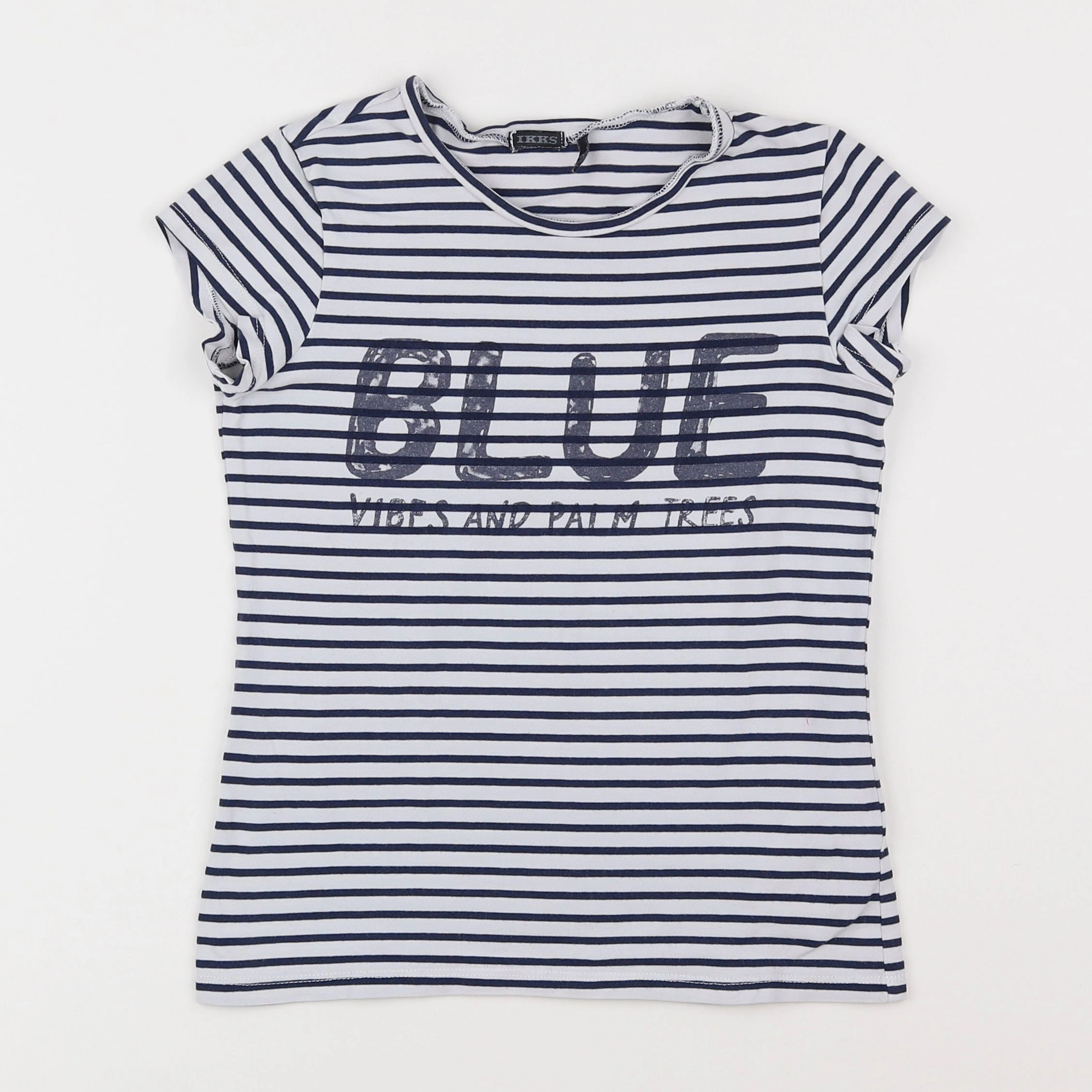 IKKS - tee-shirt bleu - 10 ans