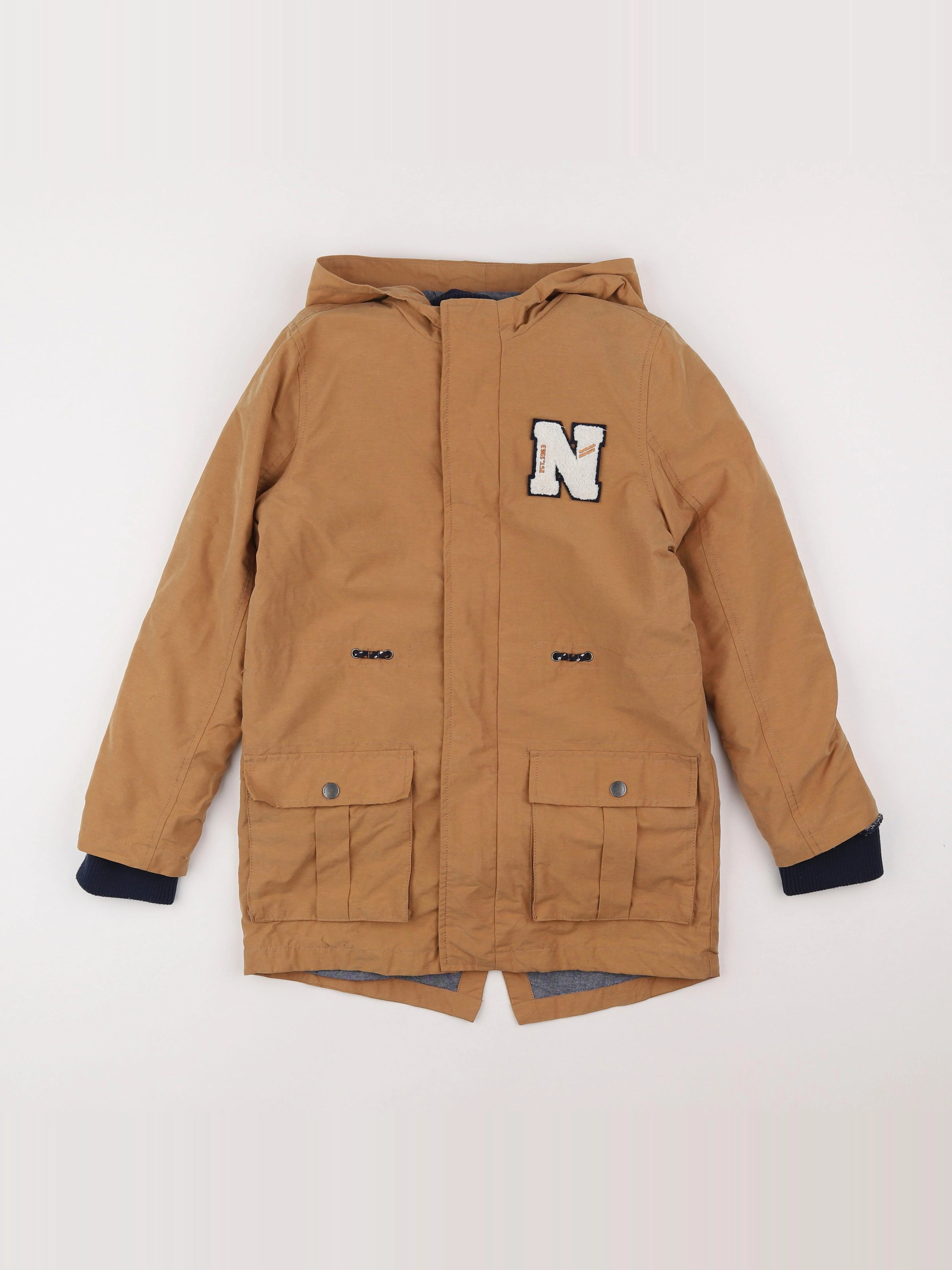 Vertbaudet - parka marron - 10 ans