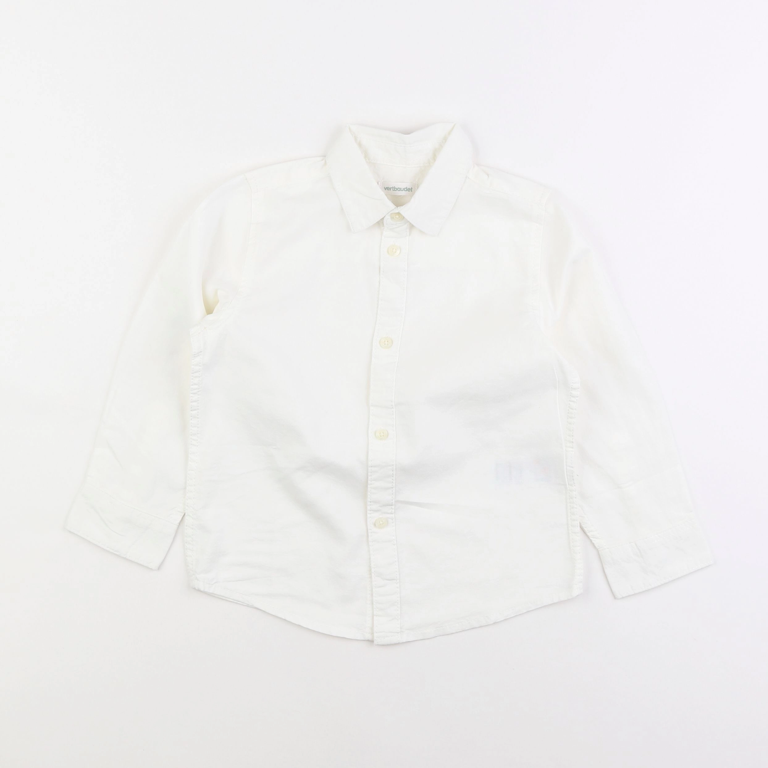Vertbaudet - chemise blanc - 4 ans