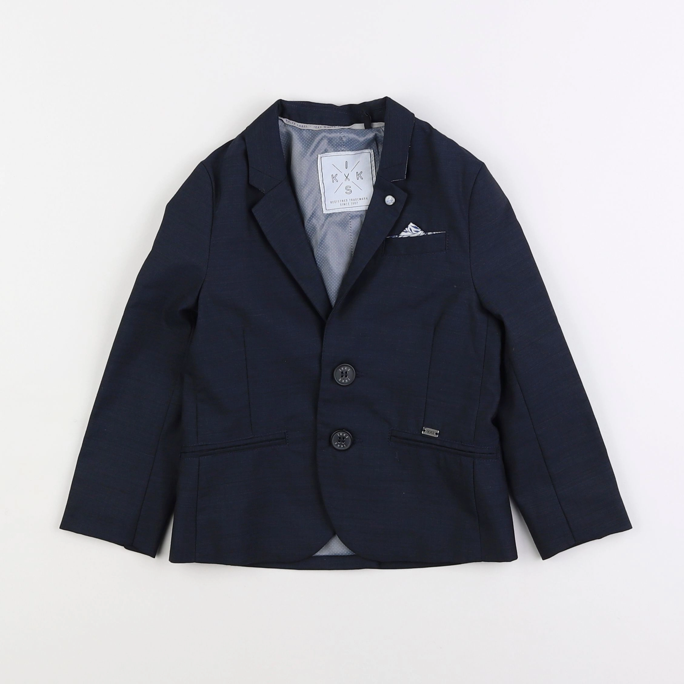 IKKS - veste bleu - 4 ans