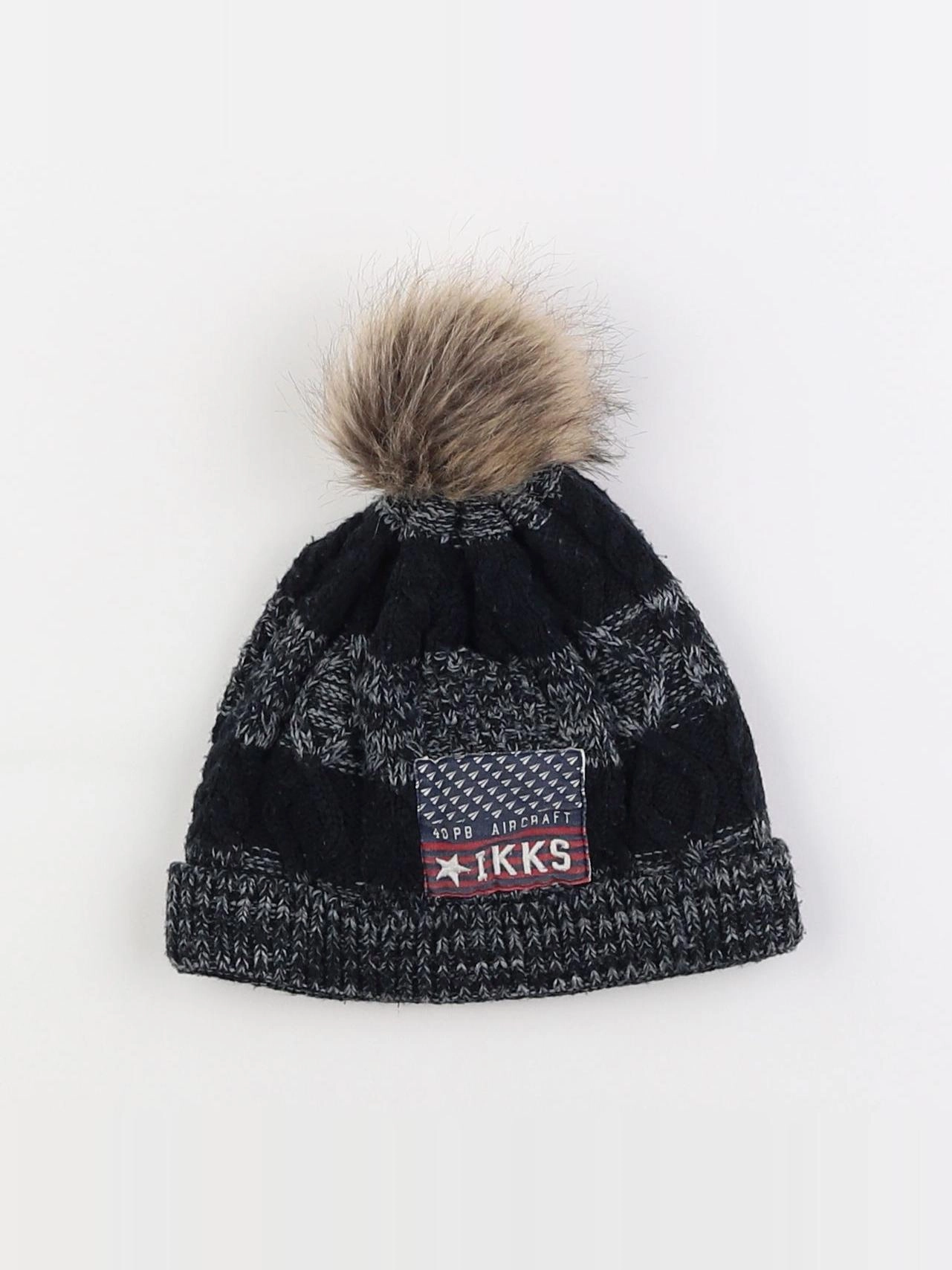 IKKS - bonnet bleu - 4 ans