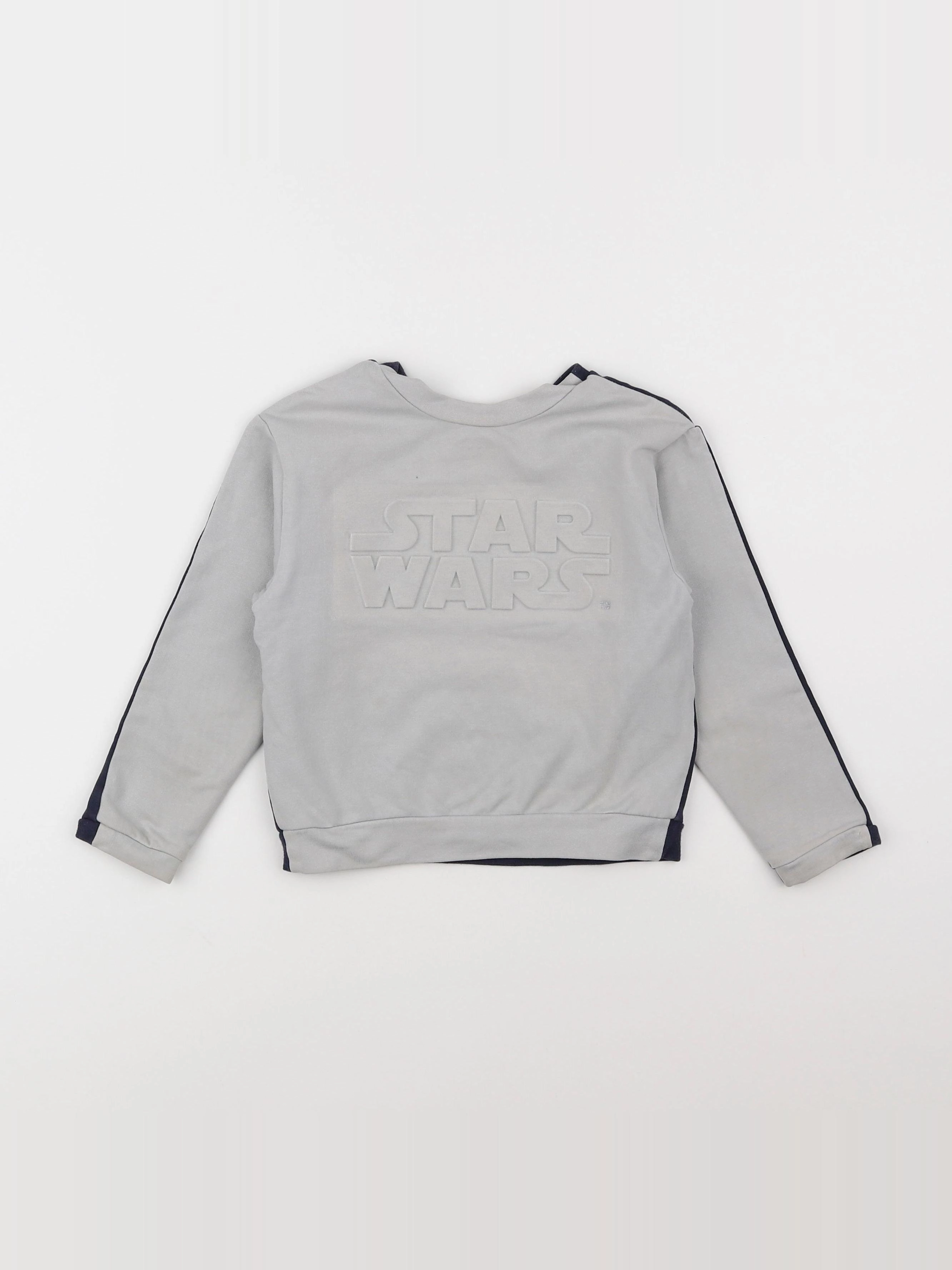 IKKS - sweat gris, bleu - 4 ans