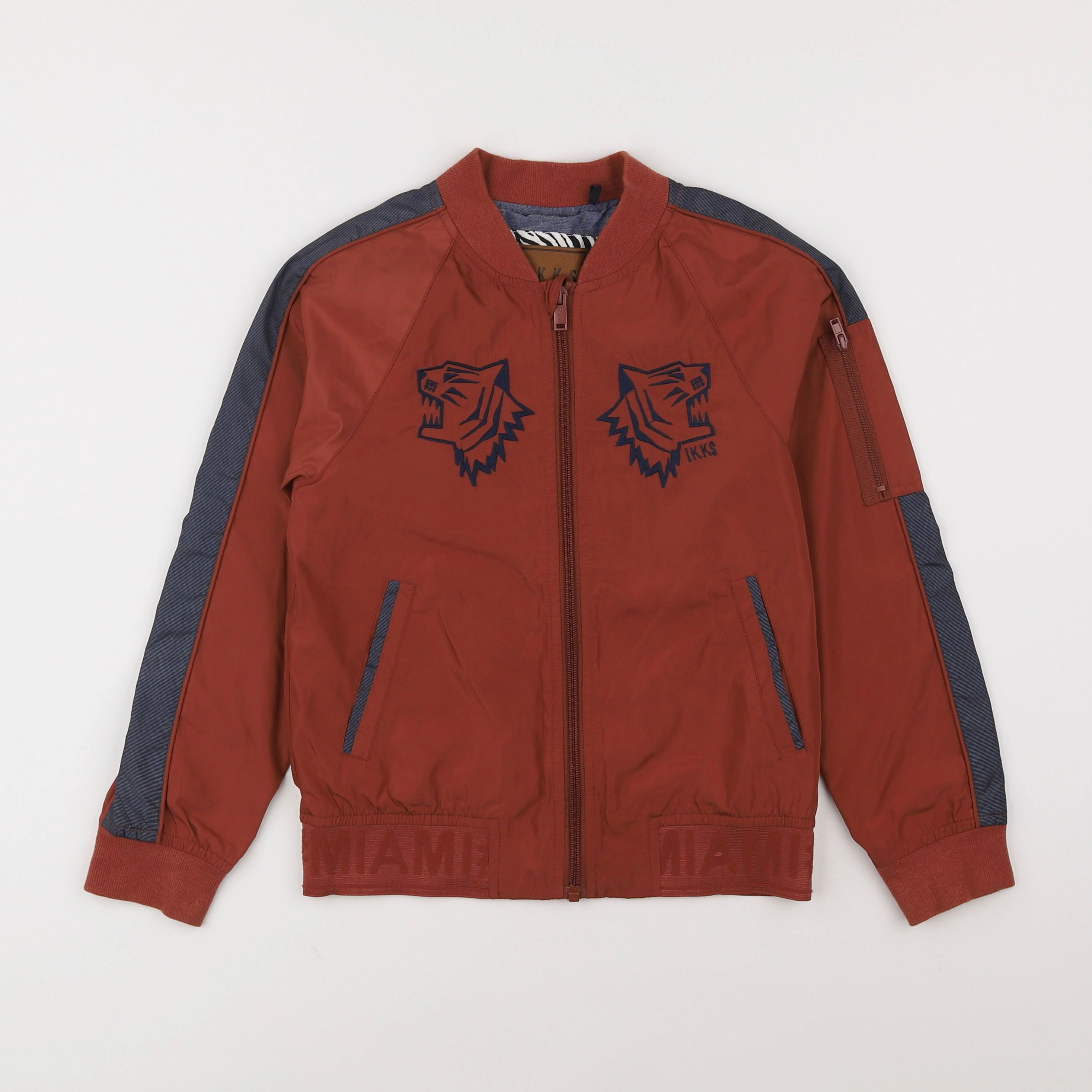 IKKS - veste rouge - 8 ans