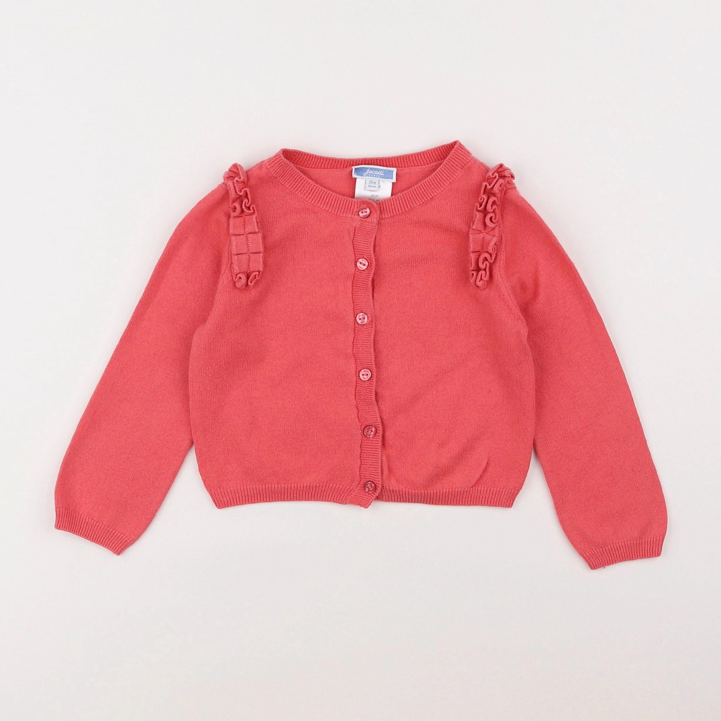 Jacadi - gilet rose - 3 ans